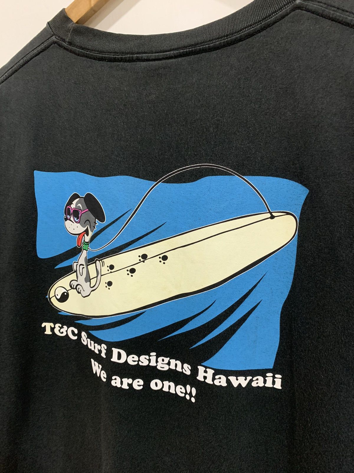 Vintage Vintage T&C SURF DESIGNS Hawaii Crazy Graphic Surf Tee Size US XL / EU 56 / 4 - 12 Thumbnail