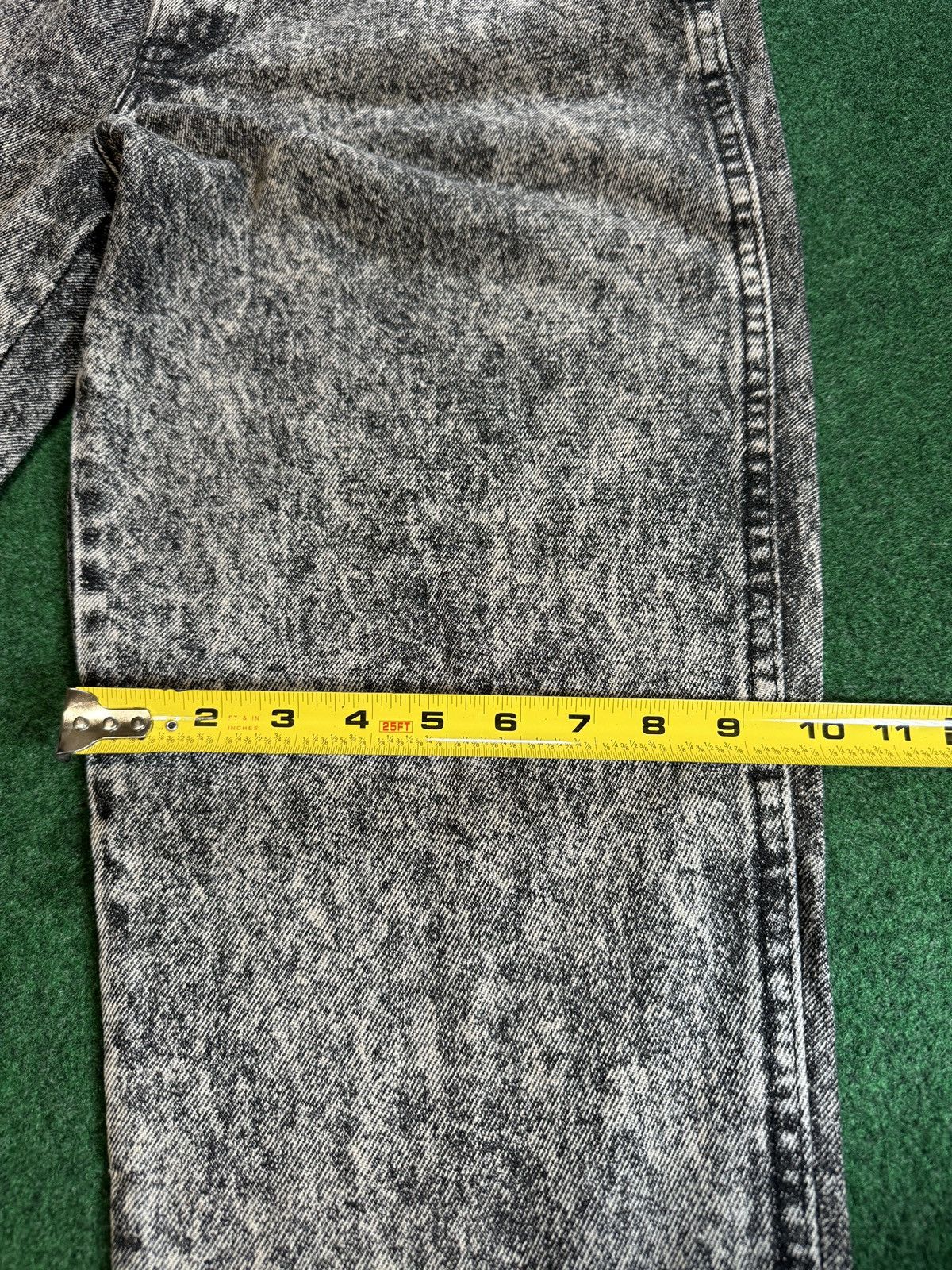 Vintage Vintage 80s Acid Wash Black Deadstock Chic 16 Denim Jeans Size 38" / US 16 / IT 52 - 8 Thumbnail
