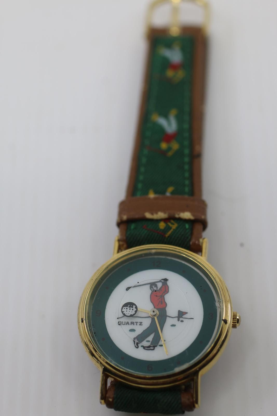 Other Vintage Majestron Quartz Golf Watch – Golfer Dial Strap Size ONE SIZE - 1 Thumbnail