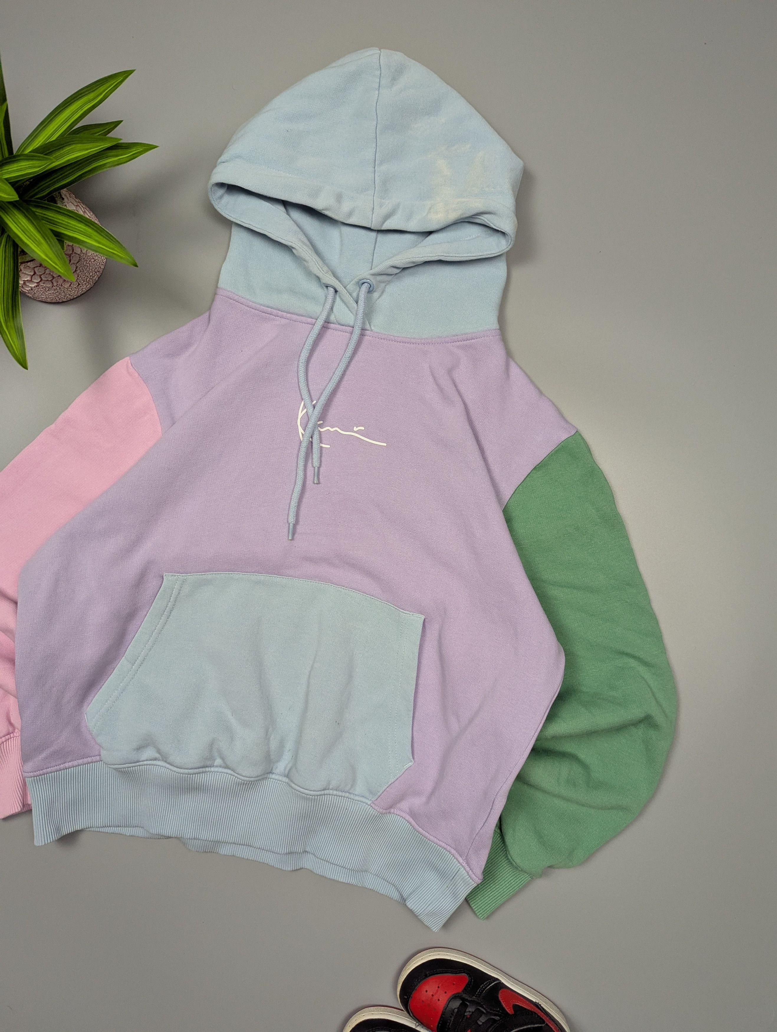 Karl Kani KARL KANI Purple Multicolor Loose Fit Long Sleeve Hoodie Size XS / US 0-2 / IT 36-38 - 2 Thumbnail