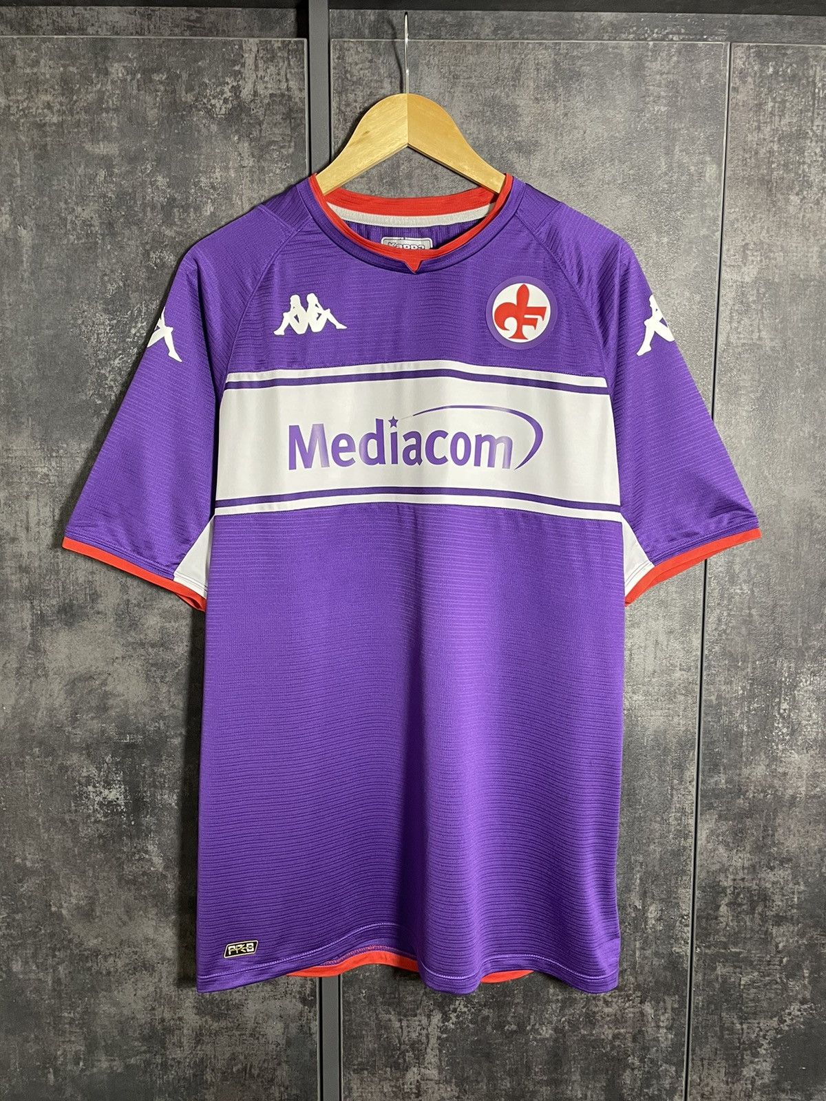 Kappa × Vintage 2021 Kappa Fiorentina Home Soccer Jersey Football Team Hype Size US L / EU 52-54 / 3 - 2 Thumbnail
