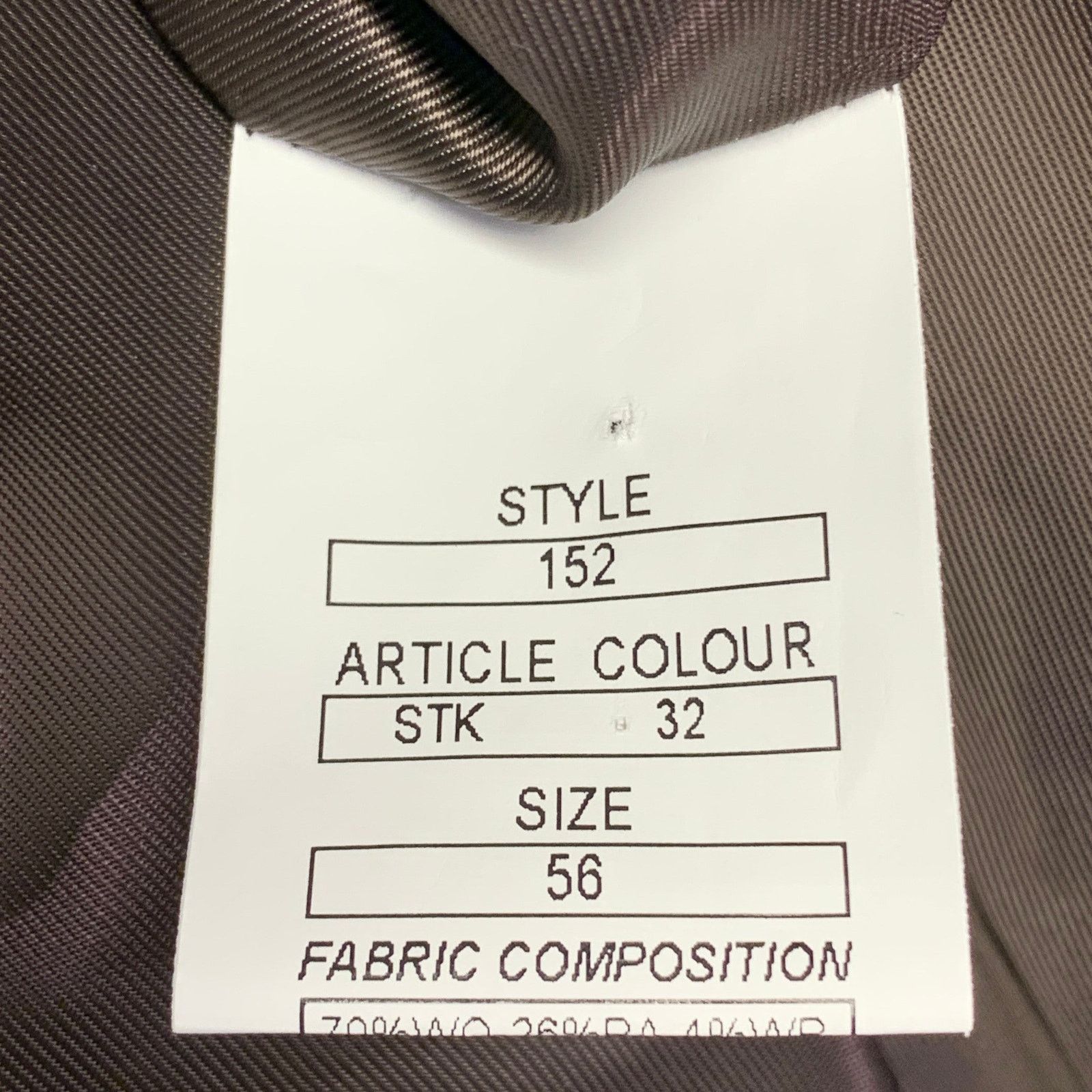 Other Grey Black Herringbone Wool Double Breasted Peak Lapel Coat Size US XL / EU 56 / 4 - 8 Thumbnail
