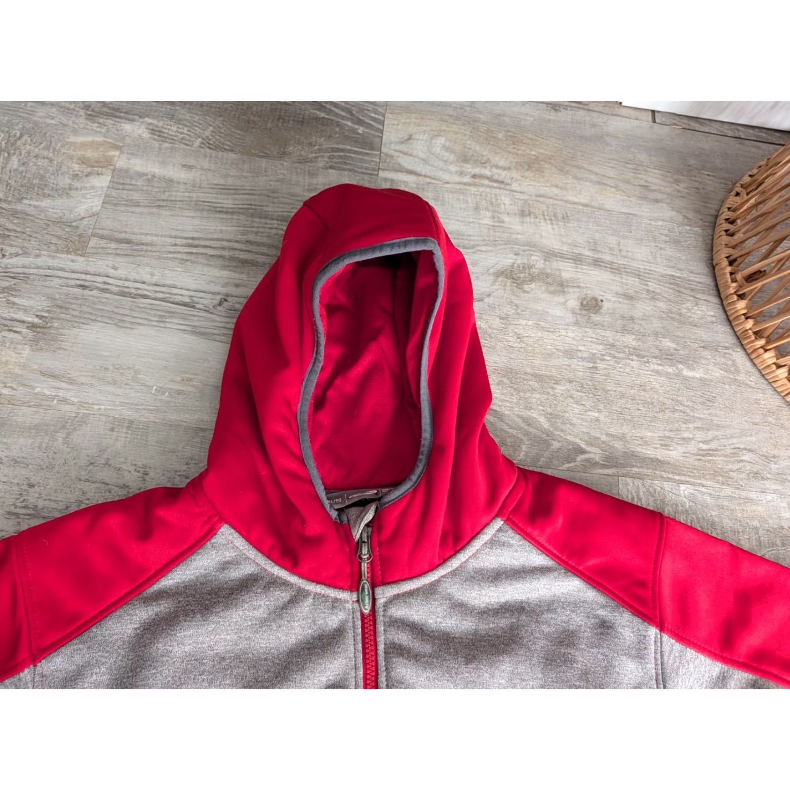 Vintage Arborwear Men’s Thermogen Sweatshirt Full Zip Hooded XL Gray | Primaloft 60g | Teflon Fabric | Zippered Pockets | Workwear Outdoor Jacket Size US XL / EU 56 / 4 - 2 Thumbnail