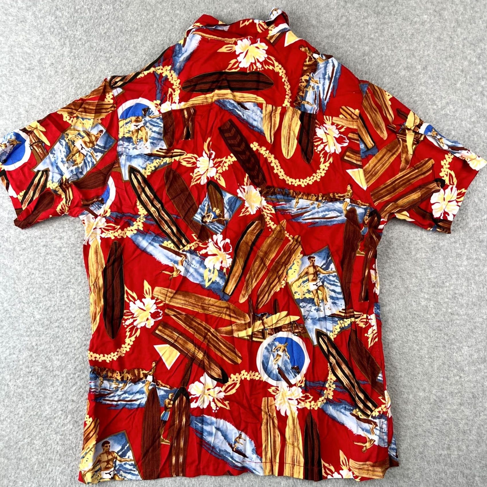 Vintage VINTAGE Kamehameha Hawaiian Shirt Small Rayon Aloha Surfboard Loop Camp Collar Mens Size US S / EU 44-46 / 1 - 2 Thumbnail