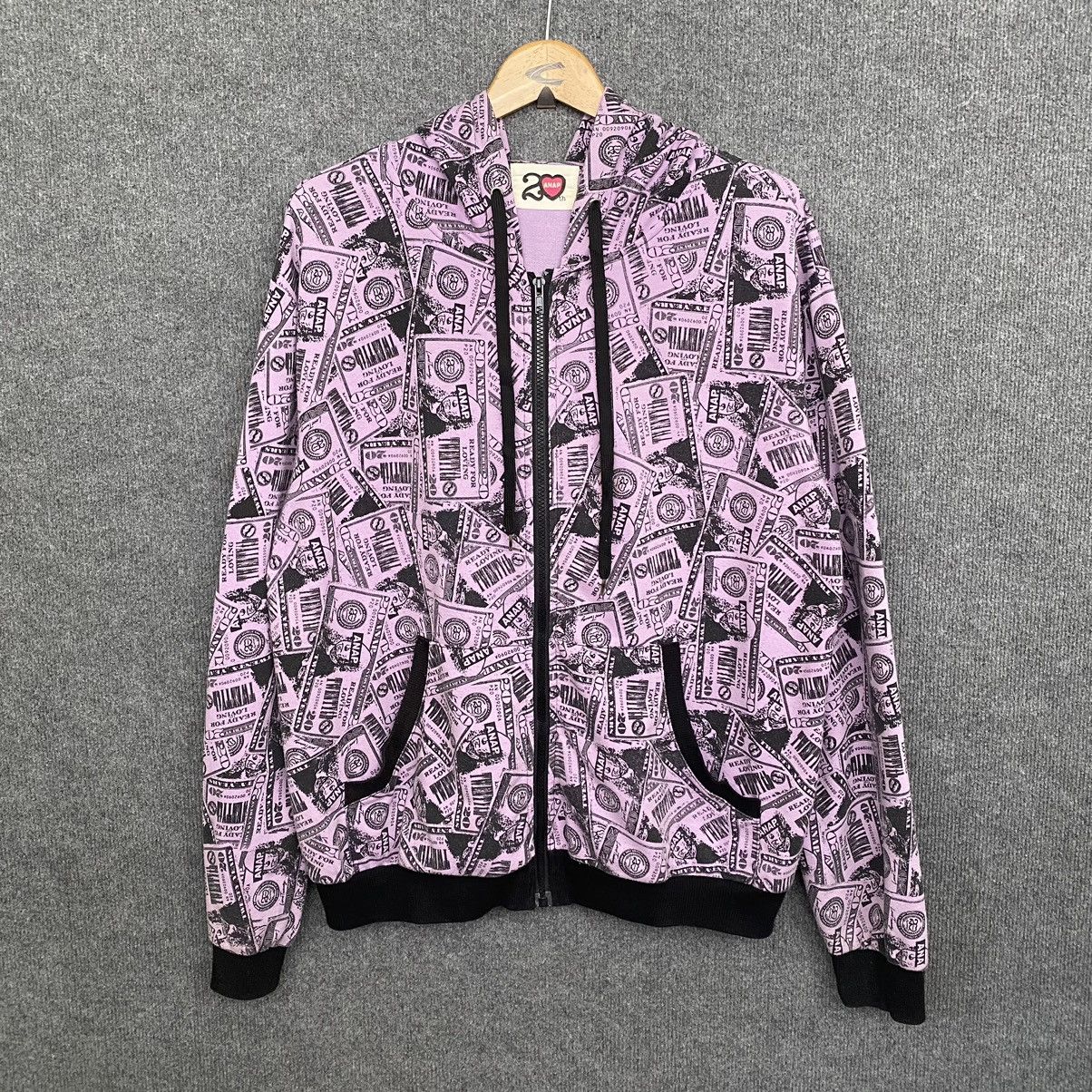 Japanese Brand × Vintage Vintage ANAP Fullprint Dolar 20th Anniversary Hoodie Size US L / EU 52-54 / 3 - 1 Thumbnail