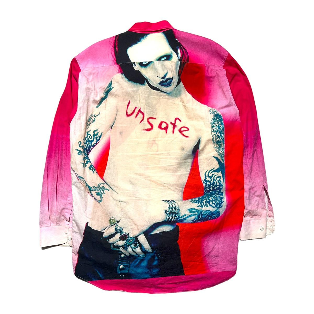 Vetements Marilyn Manson Unsafe button down Size US S / EU 44-46 / 1 - 2 Thumbnail