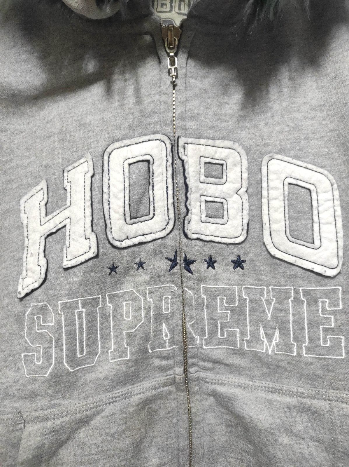 Japanese Brand Hobo Supreme zip fur hoodie ifsix LGB style Size US XL / EU 56 / 4 - 5 Thumbnail