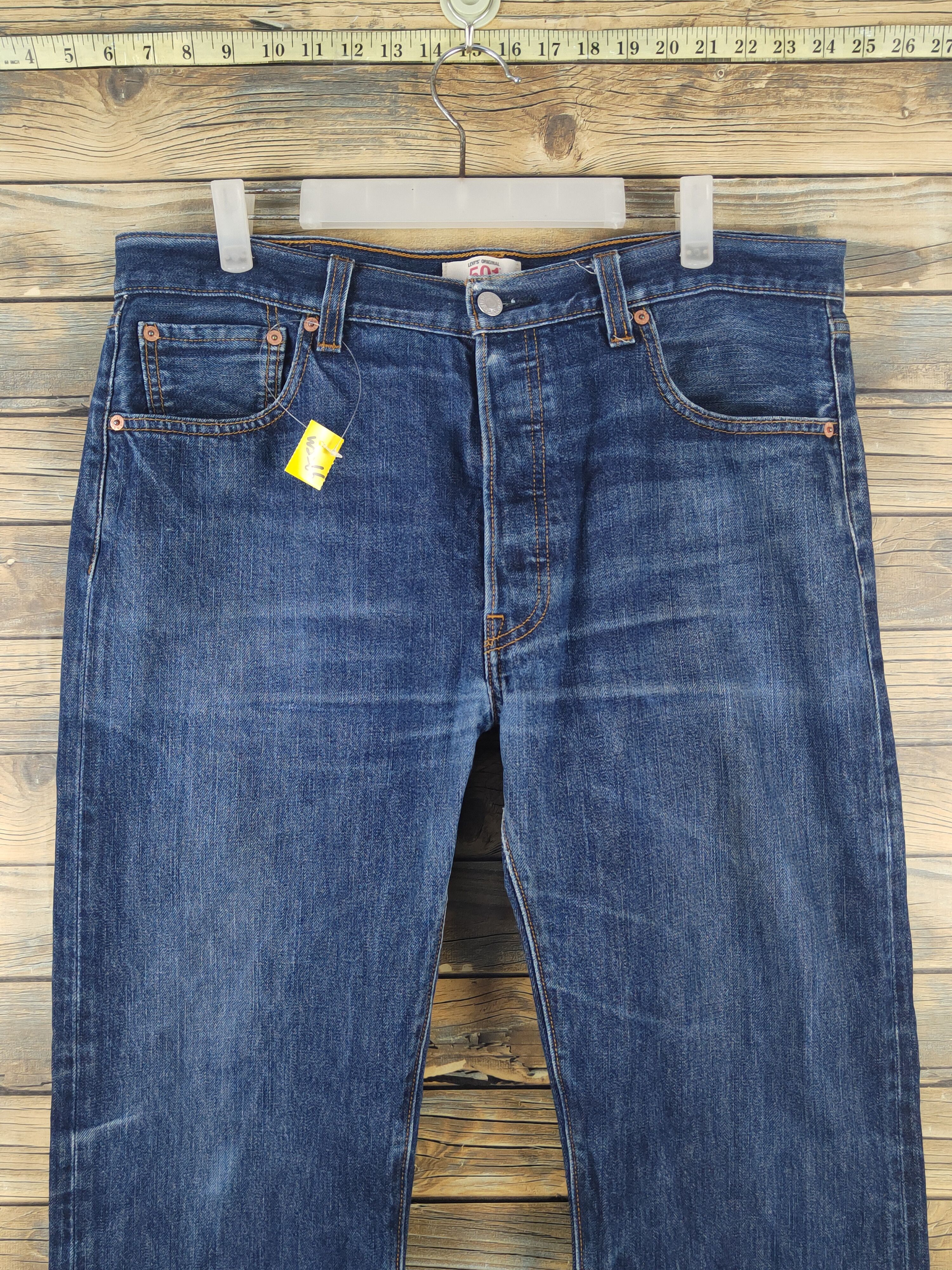Levi's 501 Levi's Blue Distressed Ripped Jeans #W2266 Size US 36 / EU 52 - 2 Thumbnail