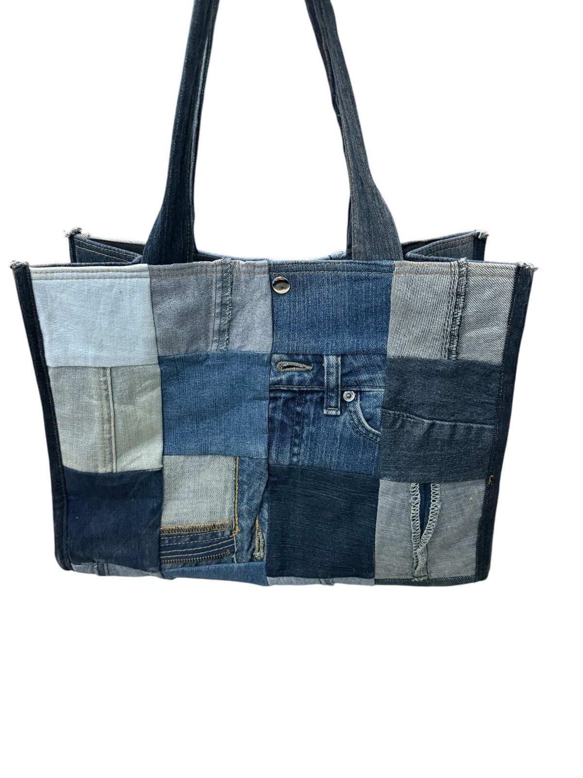 Other DENIM CUSTOM PATCHWORK TOTE BAG Size ONE SIZE - 2 Thumbnail