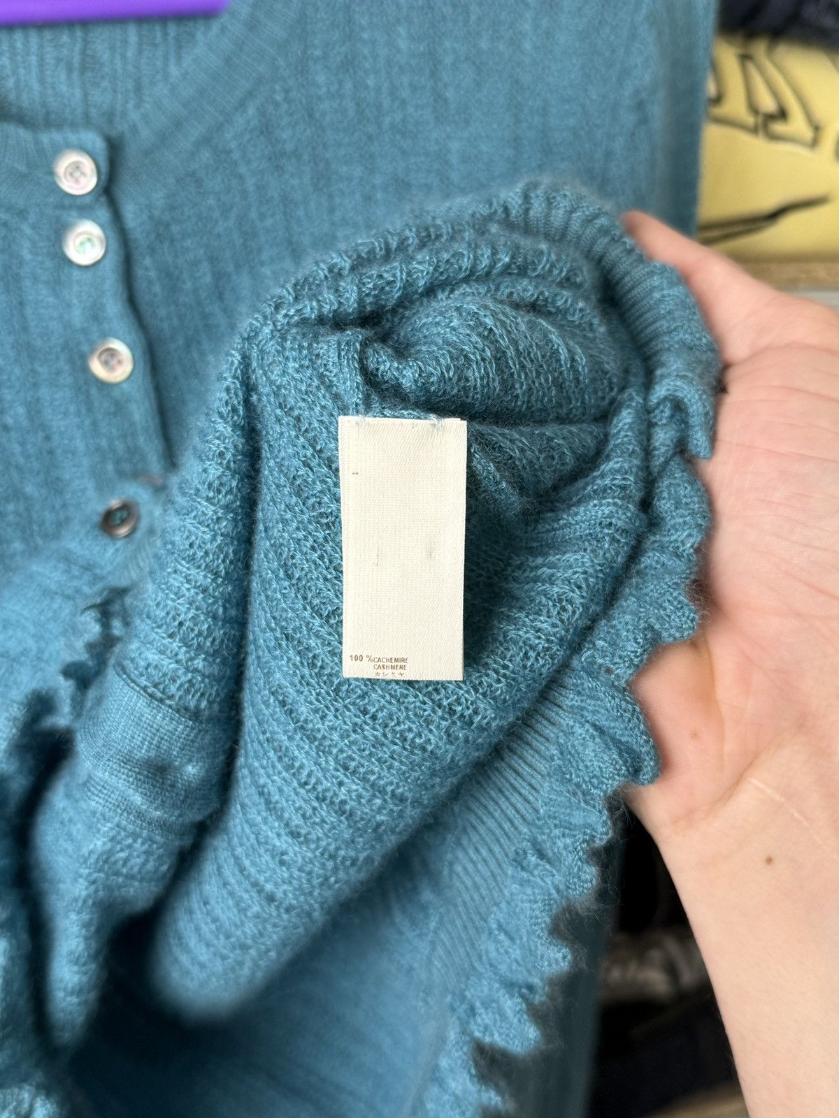 Vintage Louis Vuitton Cashemere Cardigan Size L / US 10 / IT 46 - 11 Thumbnail