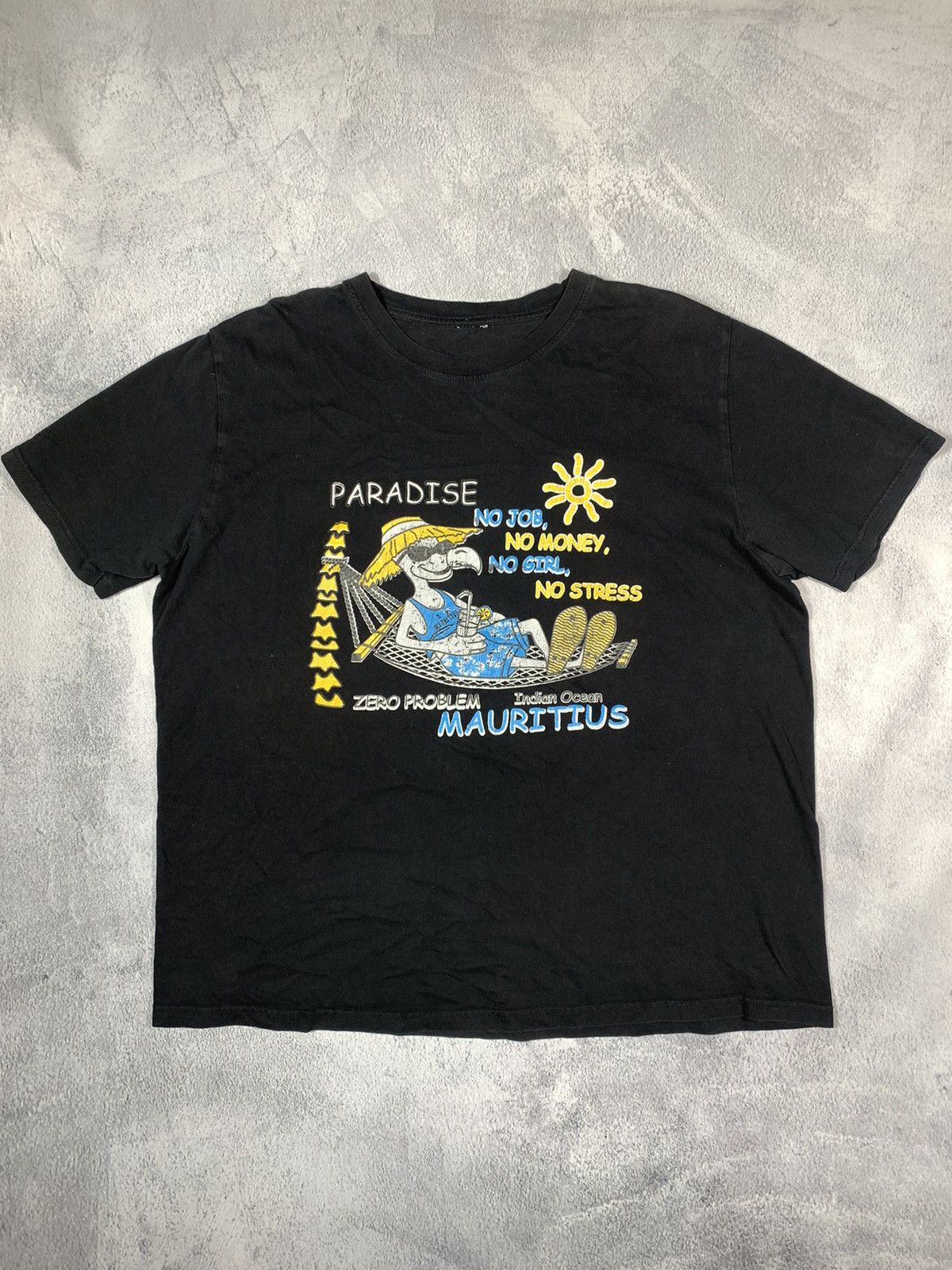 Vintage Vintage Y2KHumor “No Stress” tee streetwear big logo size XL Size US XL / EU 56 / 4 - 1 Thumbnail