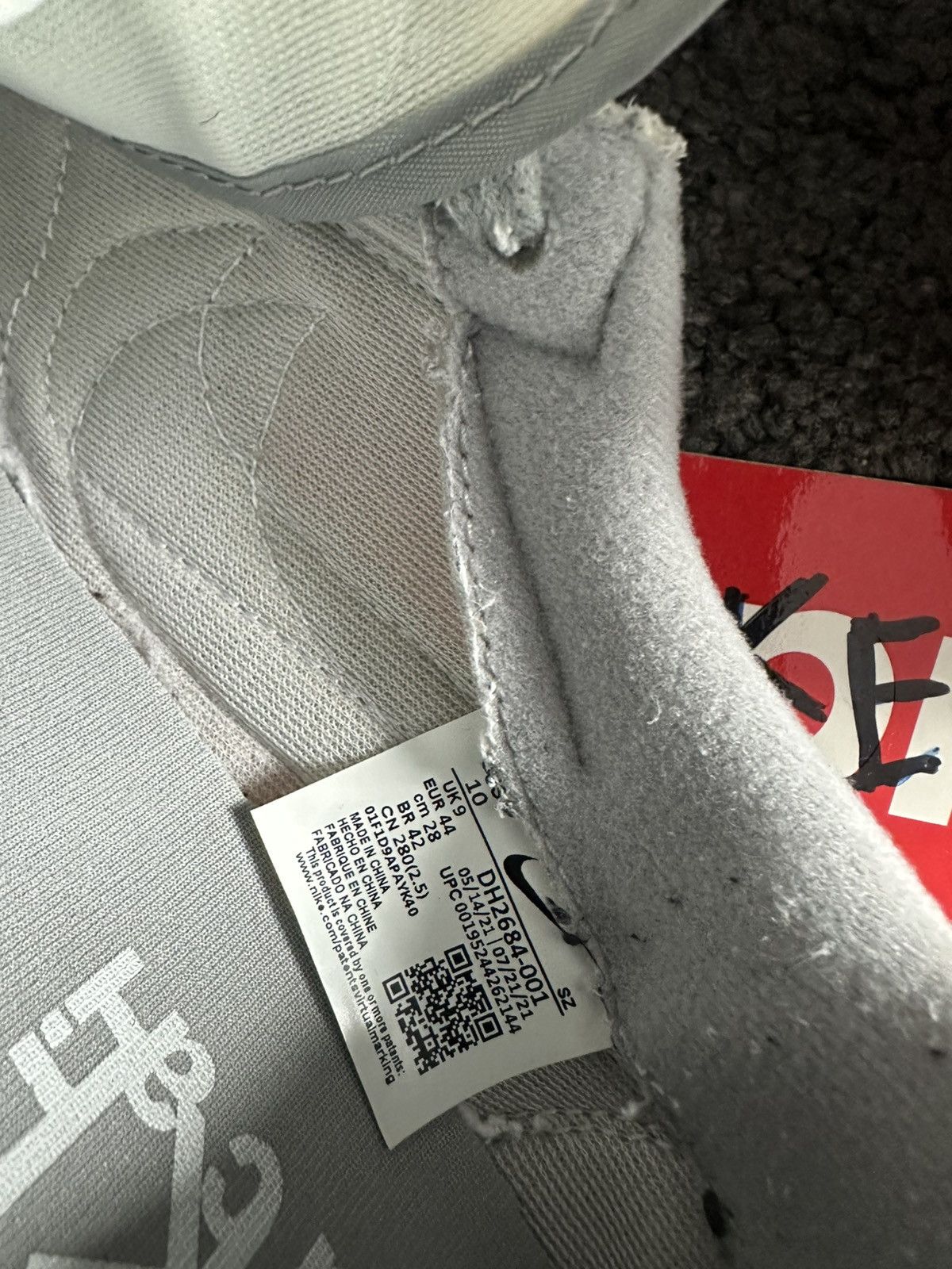 Fragment Design × Nike × Sacai Nike LDWaffle sacai Fragment "Light Smoke Grey - NO BOX Size US 10 / EU 43 - 8 Thumbnail