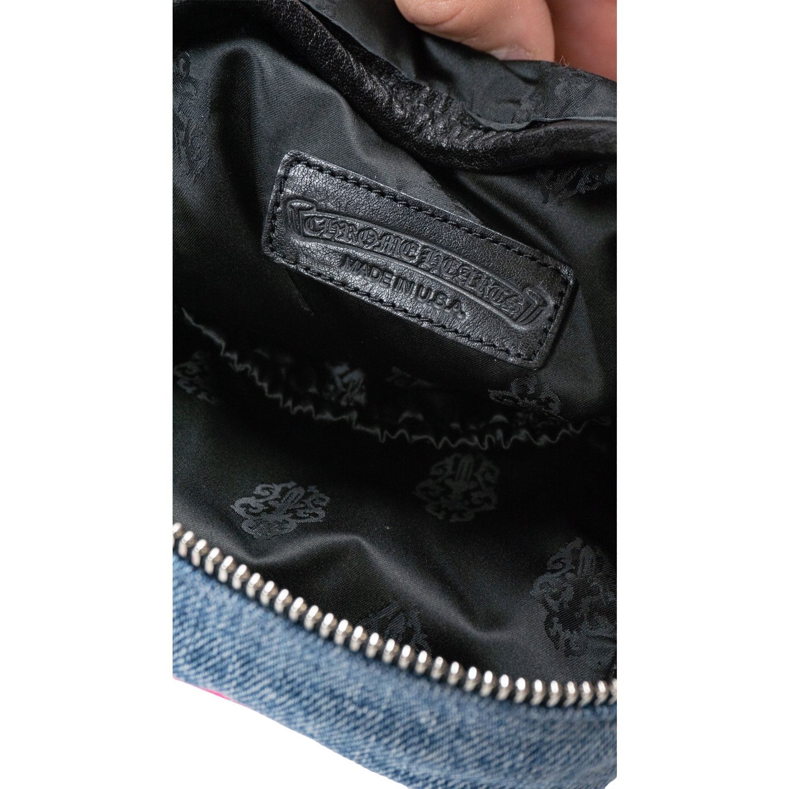 Chrome Hearts Miami Art Basel Multi-Color Cross Patch Denim Taka Bag Size ONE SIZE - 6 Thumbnail