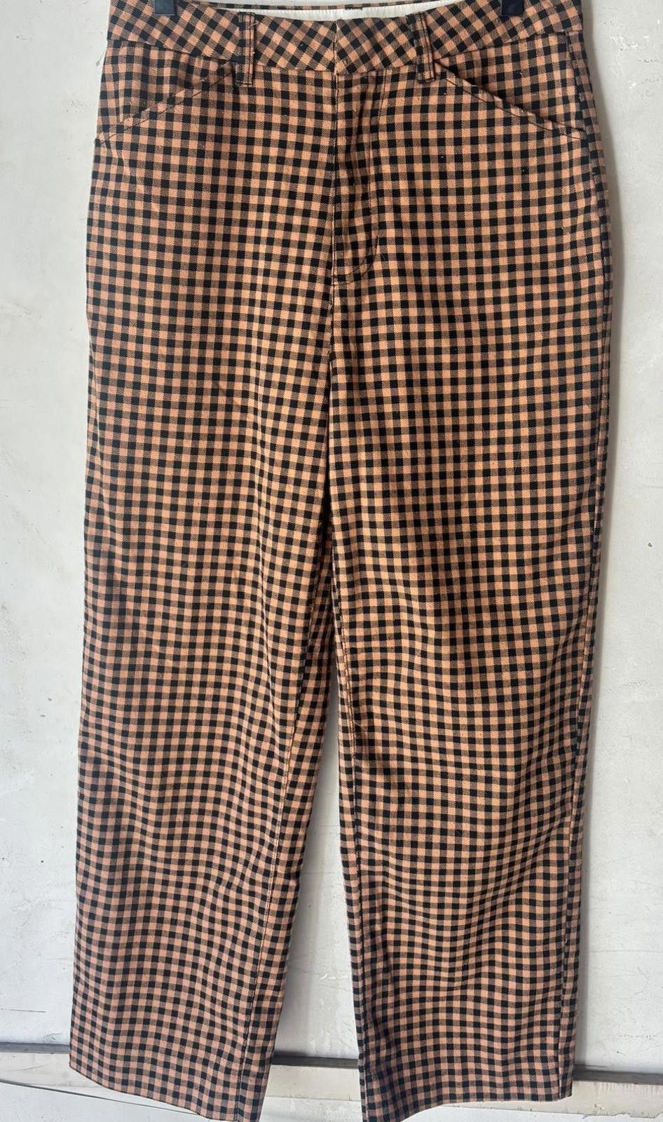 Brixton Brixton Women's Casual Checkered Pants Size 26" / US 2 / IT 38 - 2 Thumbnail