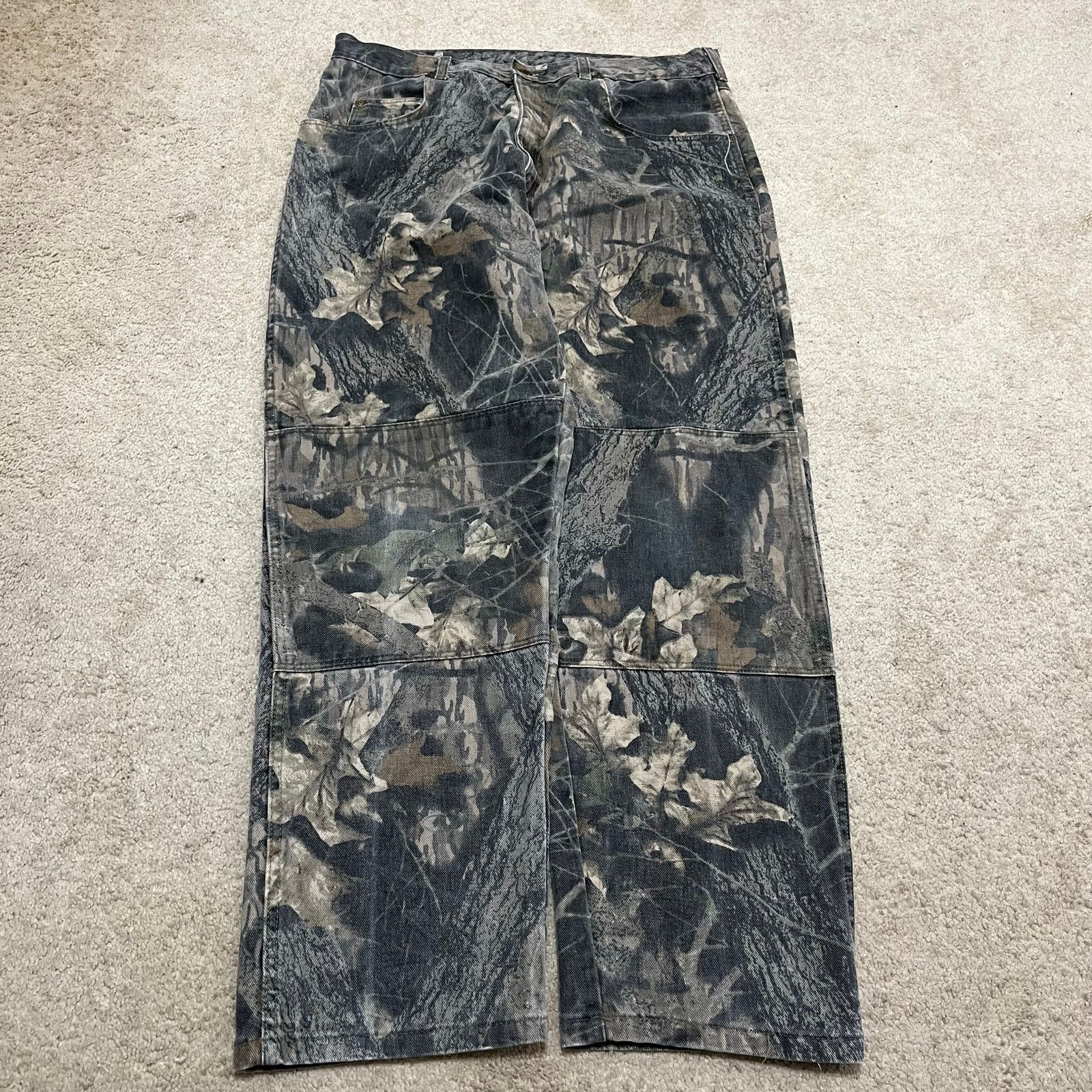 Wrangler Vintage Wrangler Camouflage Double Knee Carpenter Pants 36W Size US 36 / EU 52 - 1 Thumbnail