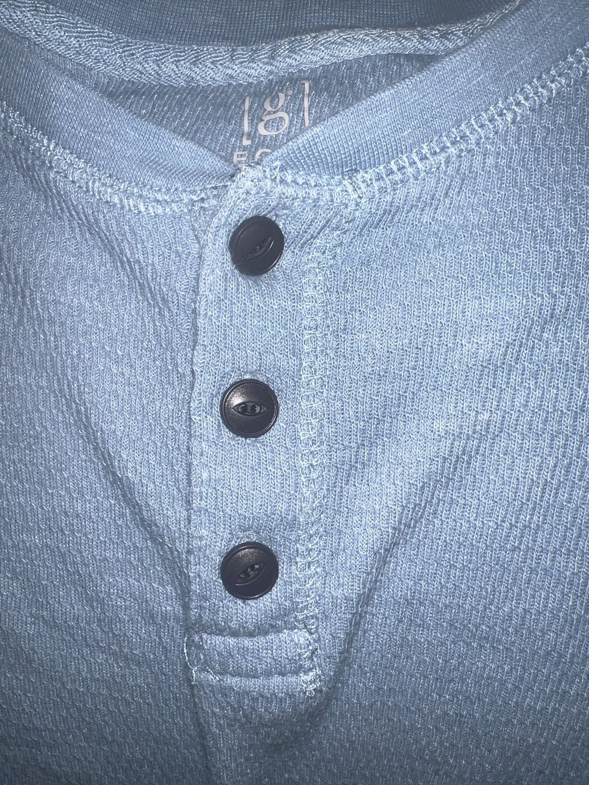 George George Buttoned Collar LS Thermal Tee Size US L / EU 52-54 / 3 - 2 Thumbnail