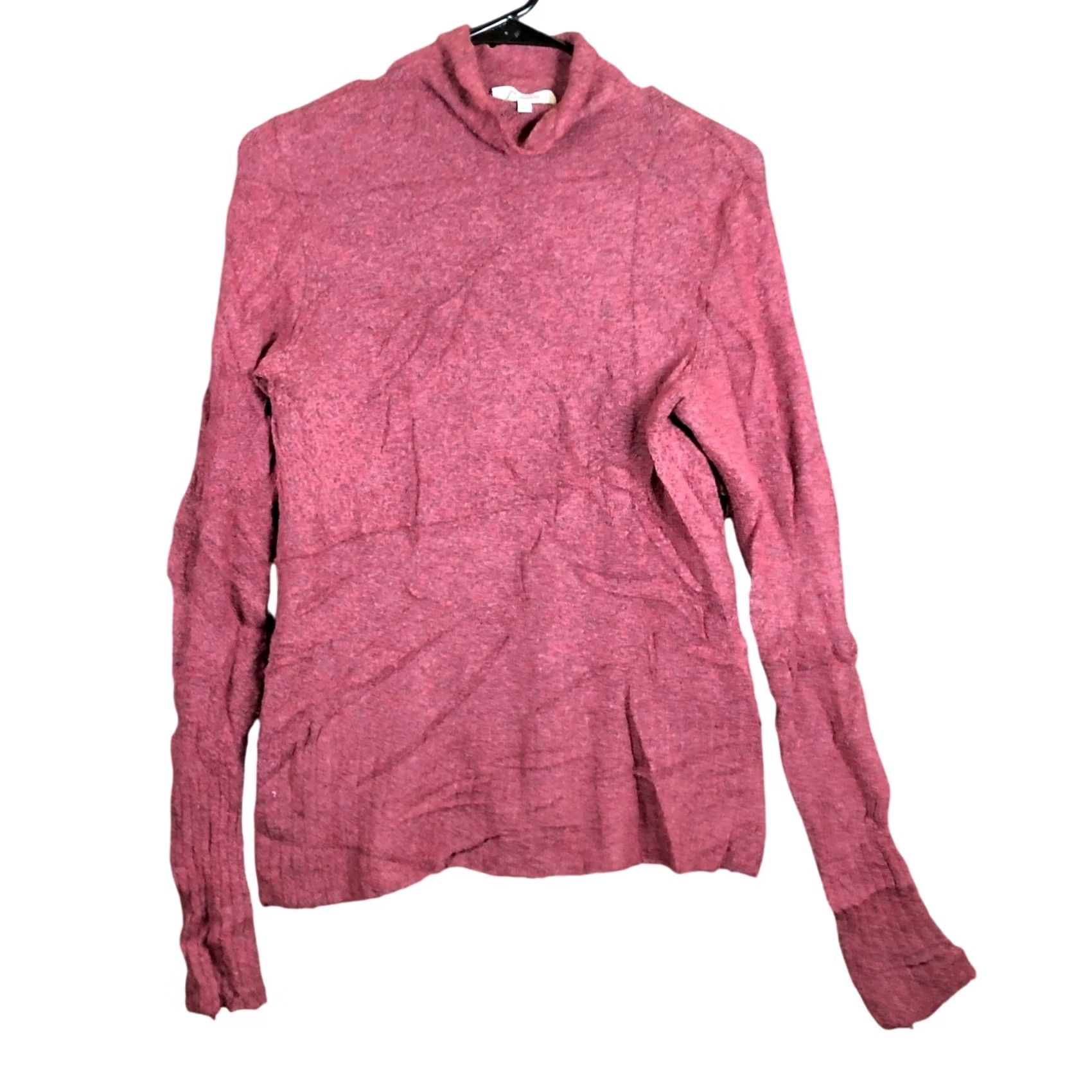 Madewell Madewell Womens Sweater Maroon High Neck Pullover Wool Alpaca Blend Stretch S Size S / US 4 / IT 40 - 2 Thumbnail