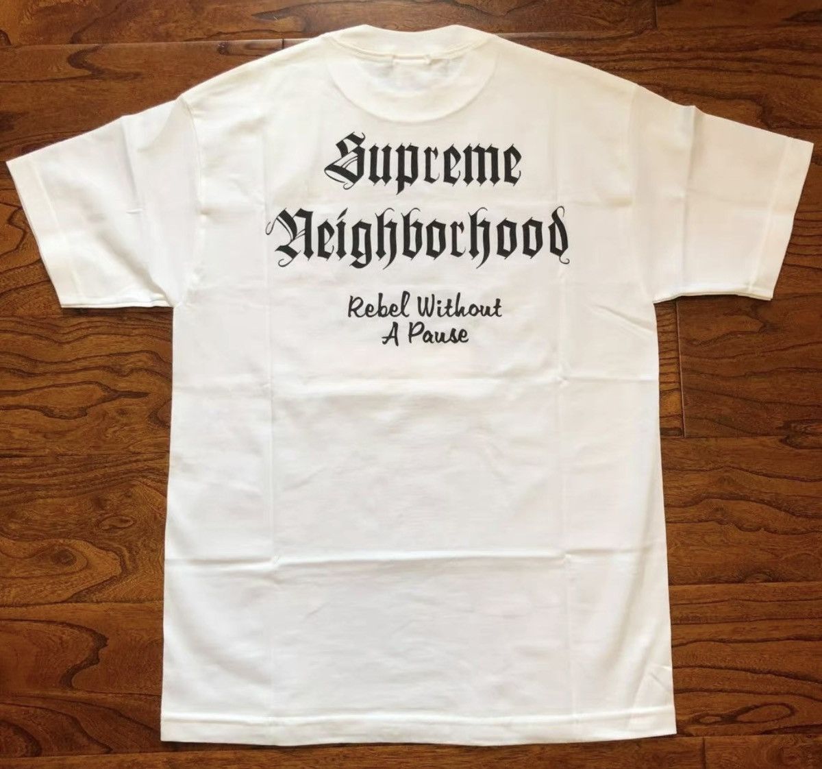 Neighborhood × Supreme Supreme neighborhood nbhd red on White box logo tee t-shirt Size US M / EU 48-50 / 2 - 2 Thumbnail