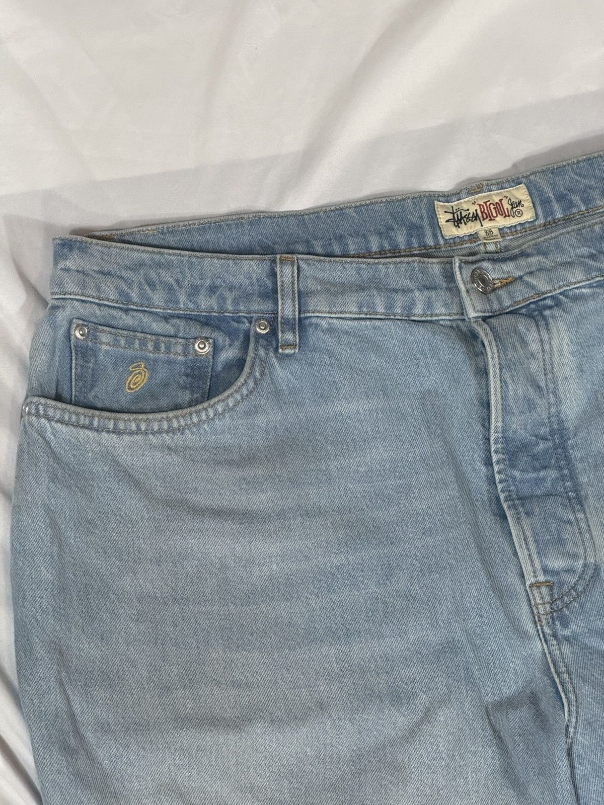 Stussy Light Wash Denim Size US 38 / EU 54 - 3 Thumbnail