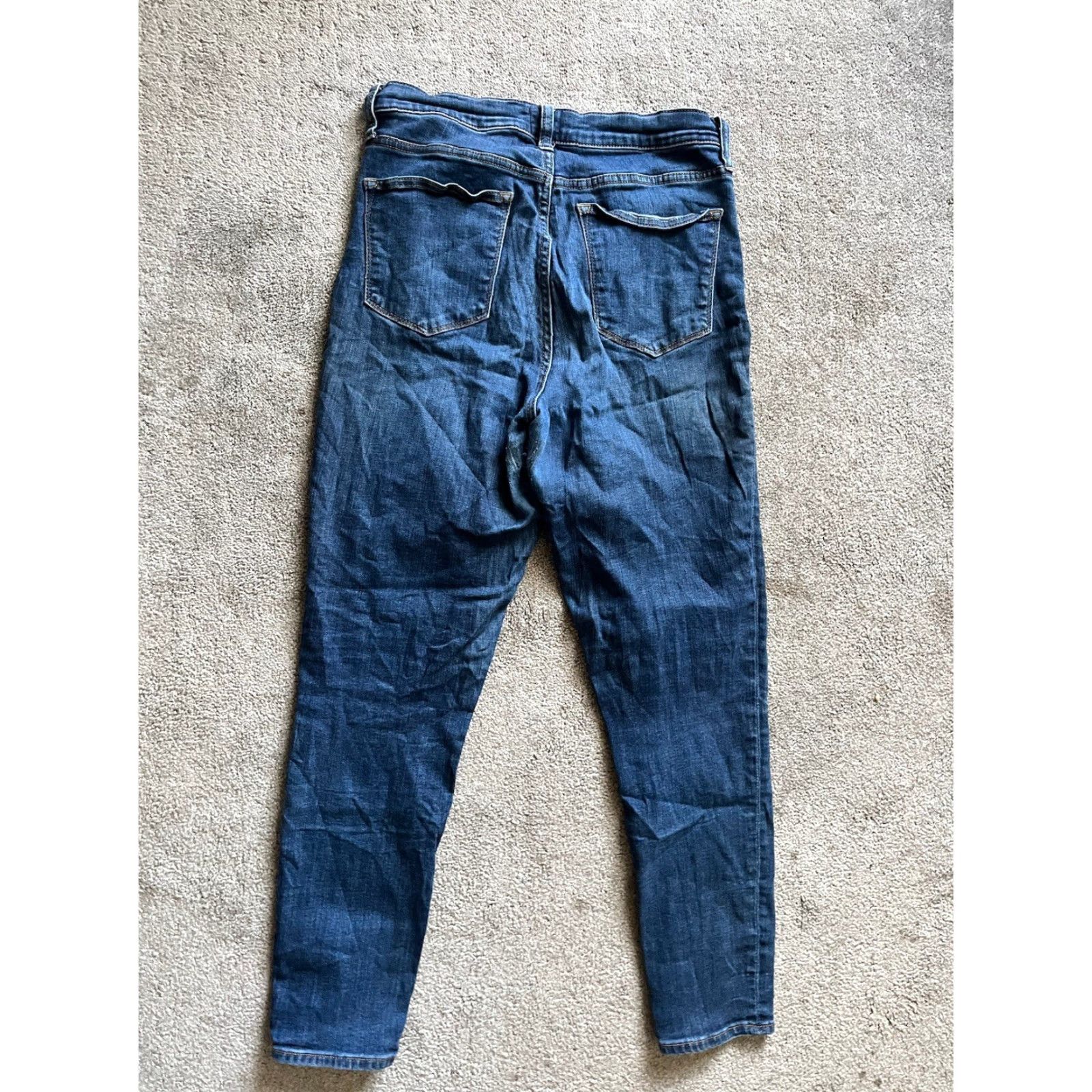 J.Crew J.CREW Jeans Women 29 Blue Denim Skinny High-Rise Dark Wash Women Size 29" - 3 Thumbnail