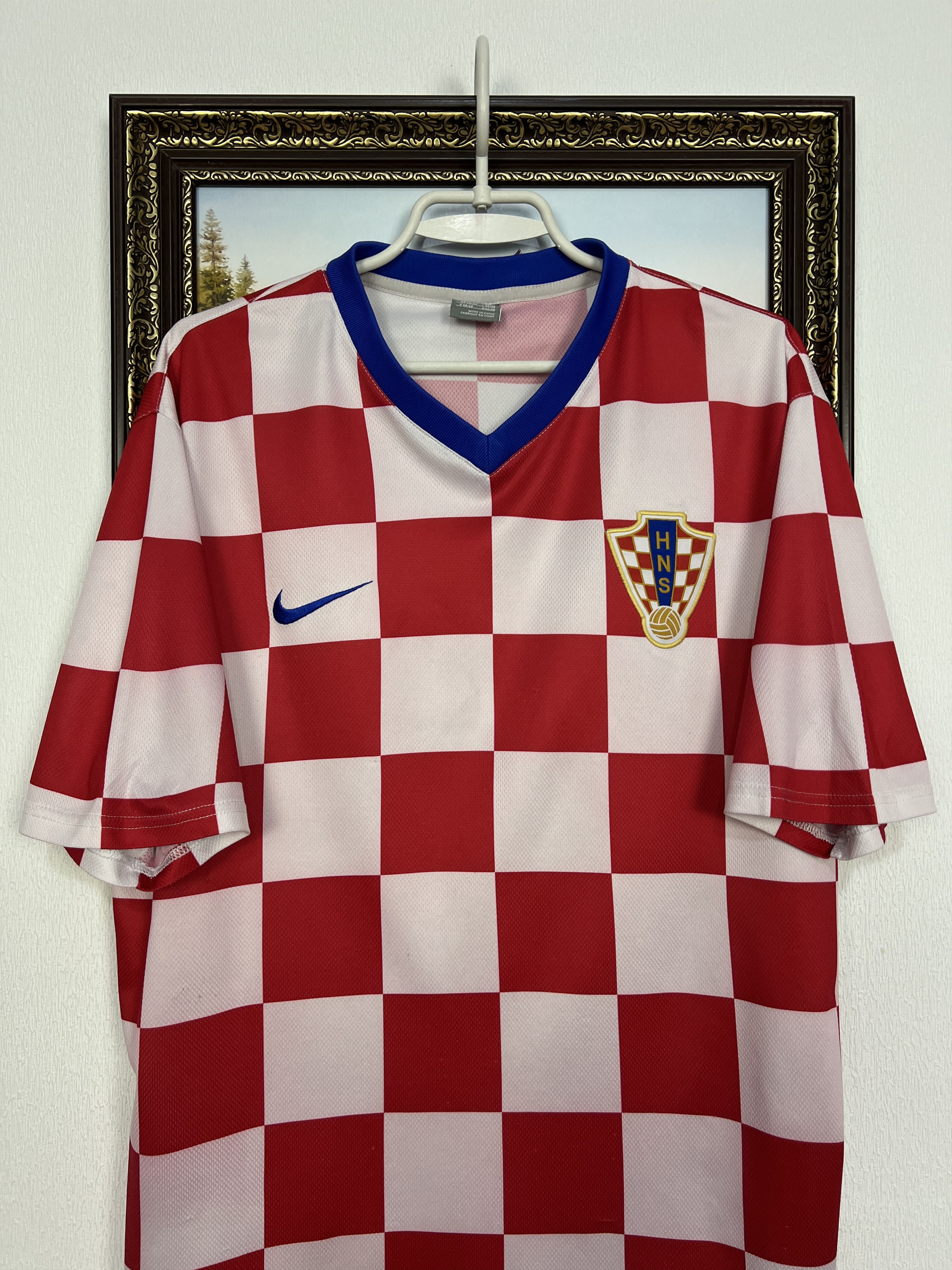 Nike Croatia football shirt 2008 Soccer Jersey Trikot National Size US XL / EU 56 / 4 - 2 Thumbnail