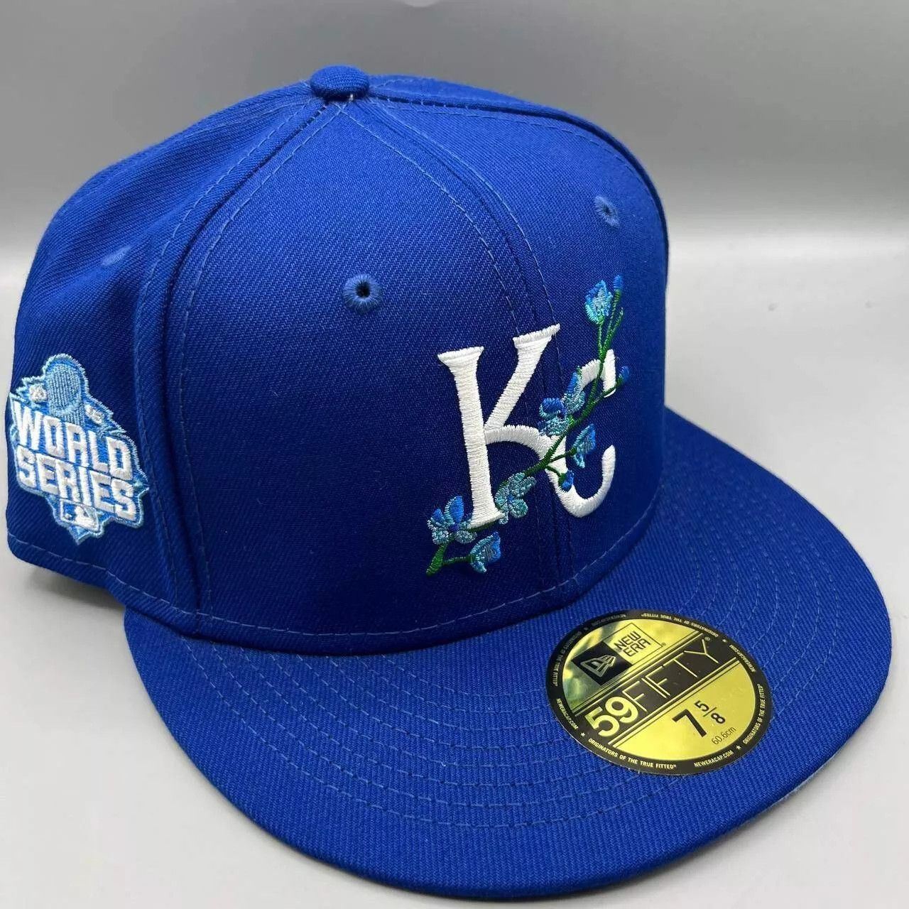 Kansas City Chiefs Hat Men 7 5/8 World Series MLB Fitted Cap