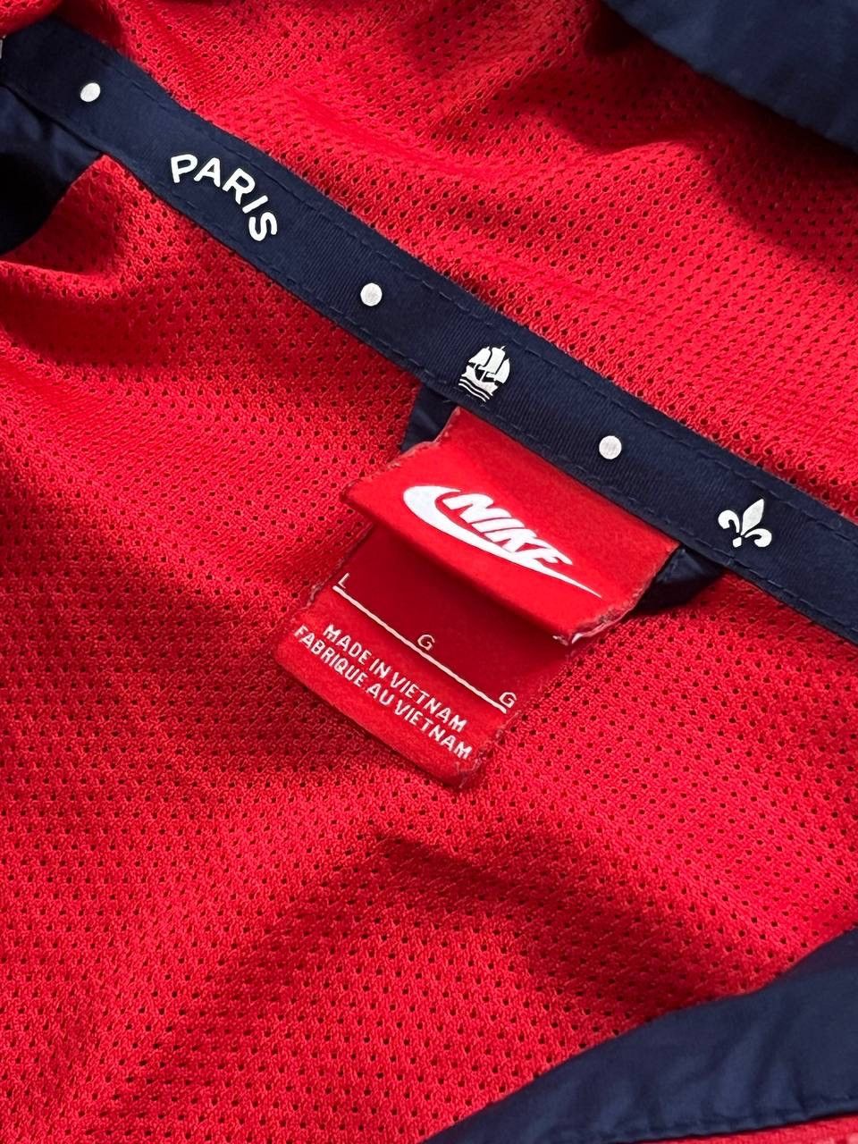 Nike × Vintage Nike FC PSG Paris Football Training Jacket Soccer Olympic Size US L / EU 52-54 / 3 - 3 Thumbnail