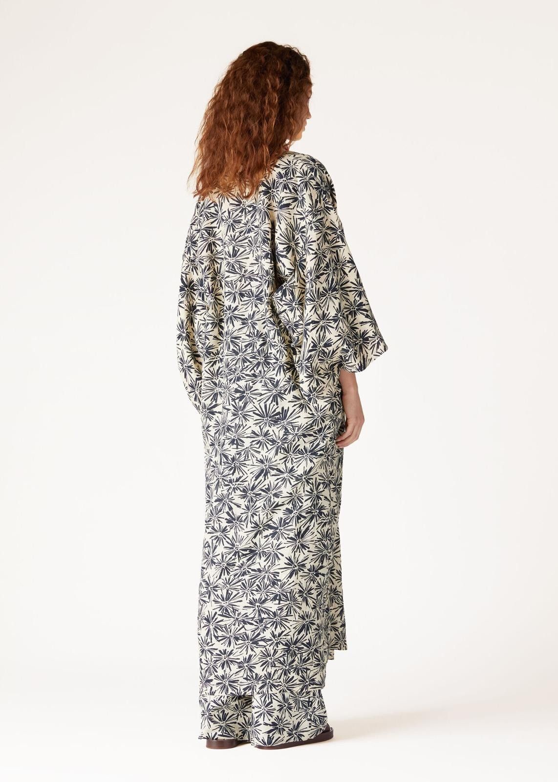 Loro Piana o1srvl11e0525 FAO2958 Leiza Linen Coat in Multicolor Size L / US 10 / IT 46 - 4 Thumbnail