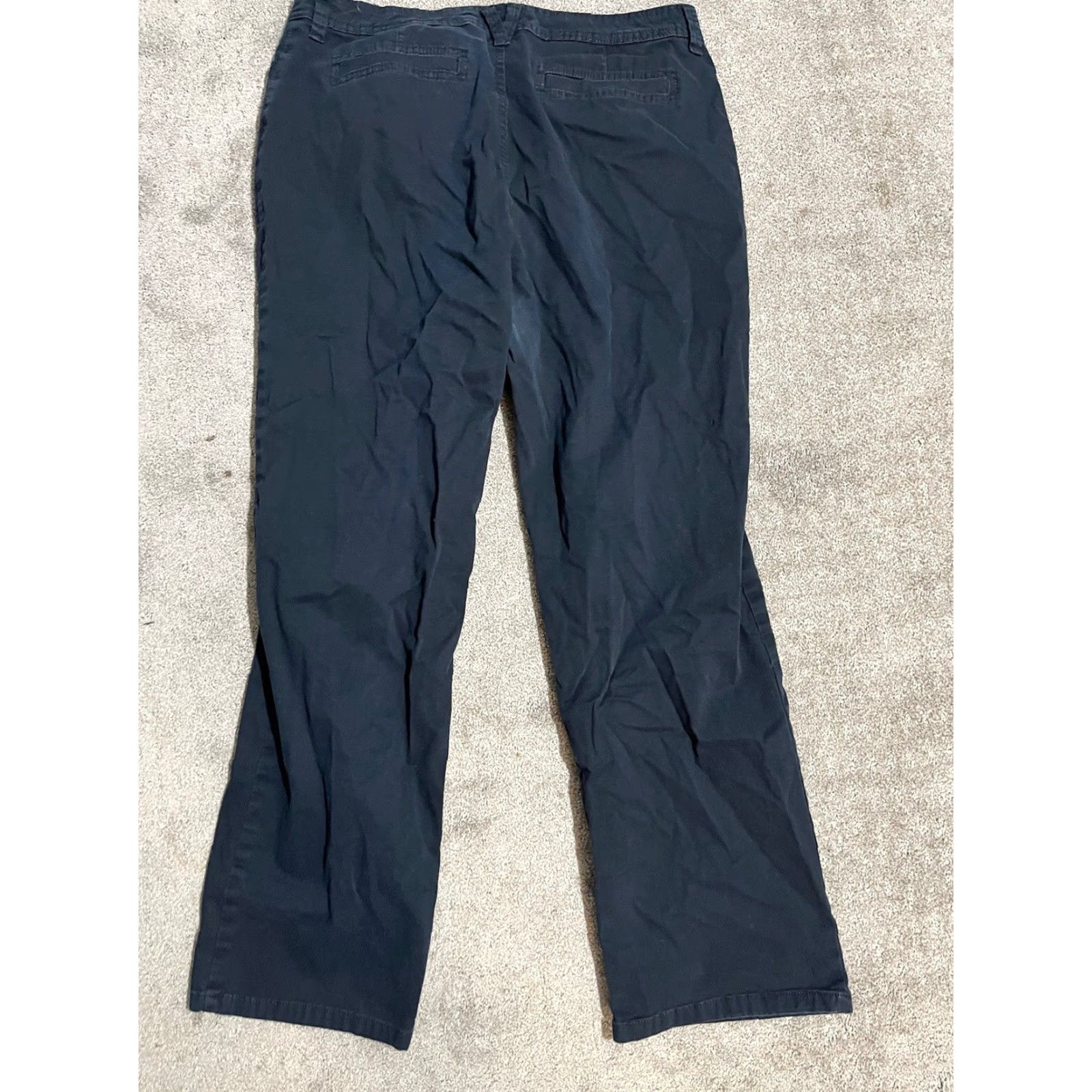 Gloria Vanderbilt VINTAGE Gloria Vanderbilt Pants Chino 14 Black Cotton Blend Regular Size Women Size 36" / US 14 / IT 50 - 3 Thumbnail