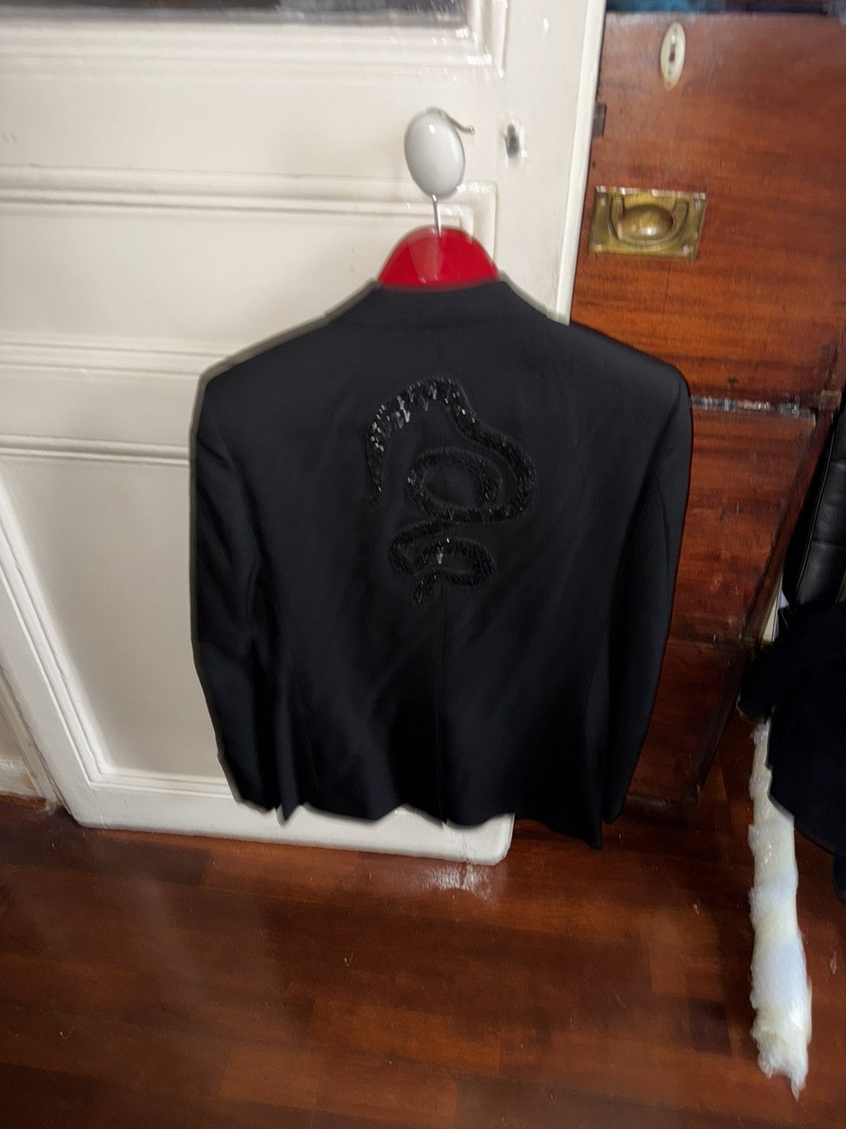 Saint Laurent Paris Hedi Slimane Saint Laurent jacket Swarovski Crystal new Size 48R - 17 Thumbnail