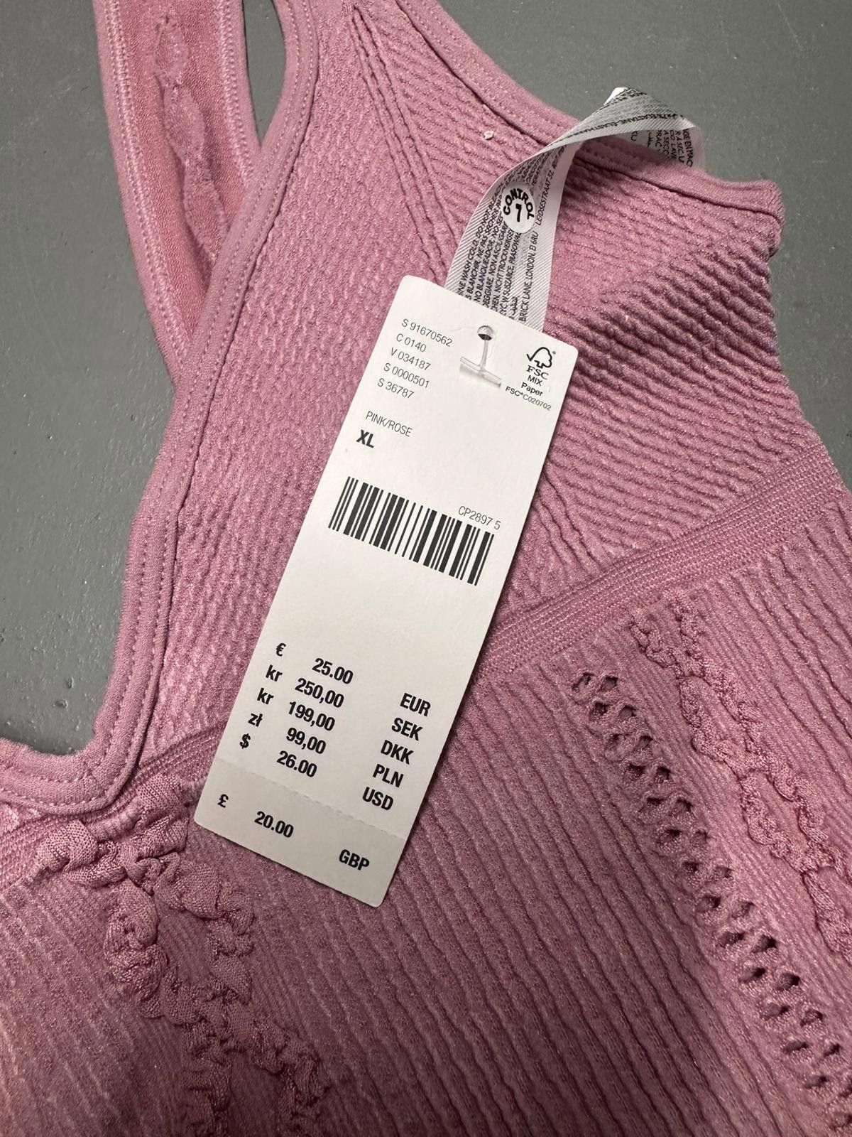 Urban Outfitters Urban Outfitters Ribbed Crop Top - Lilac Size XL / US 12-14 / IT 48-50 - 3 Thumbnail