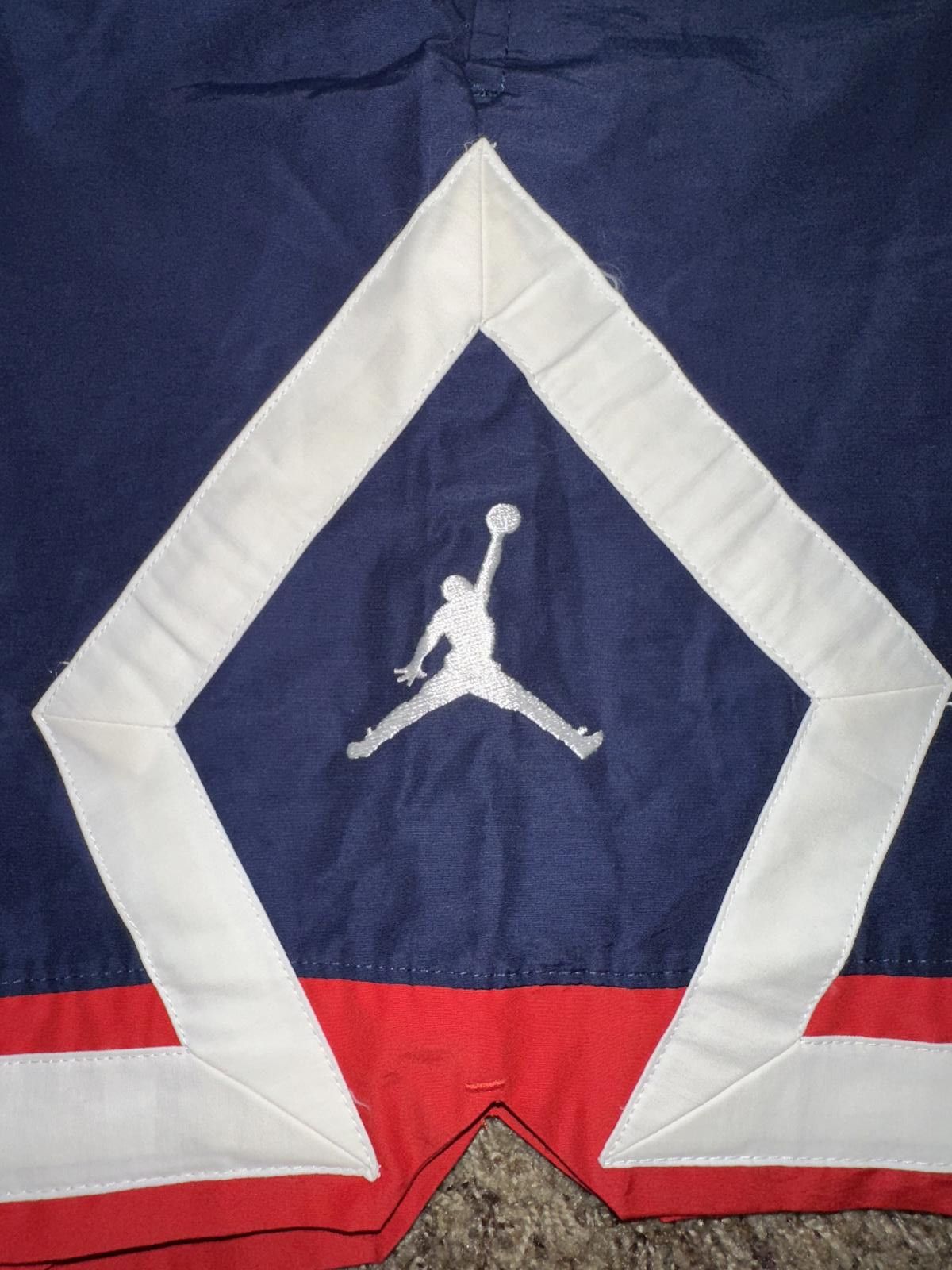 Designer Air Jordan x Paris Saint-Germain Men’s Midnight Navy Basketball Shorts Size US 28 / EU 44 - 3 Thumbnail