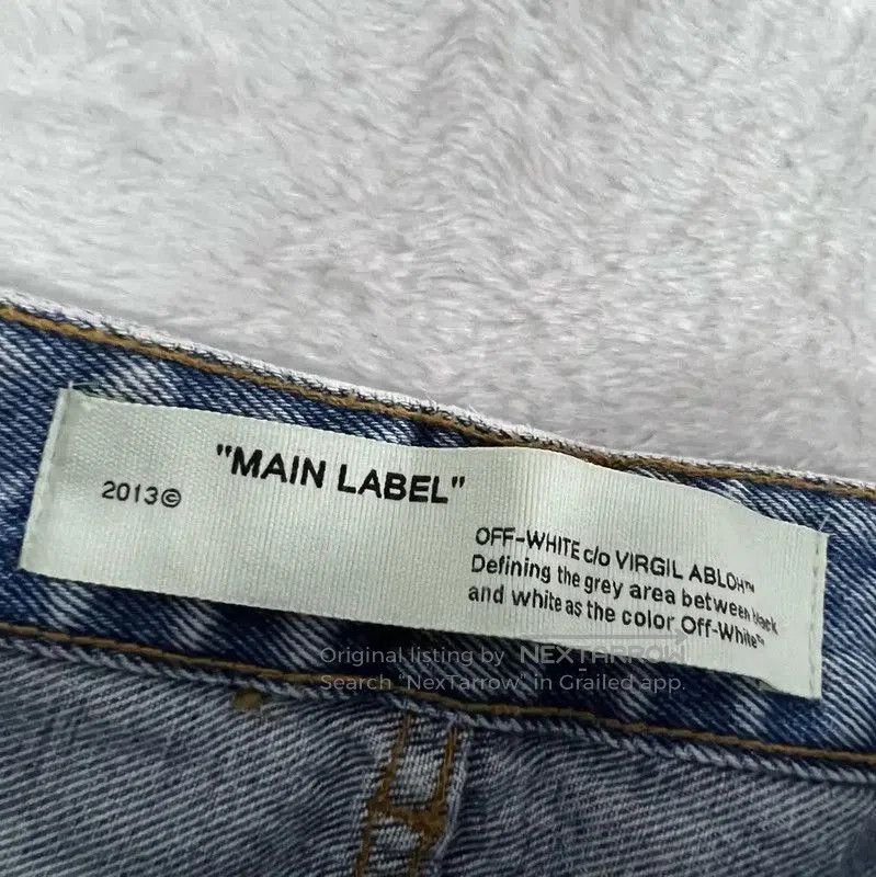 Off-White Off-White Summer Blue Cotton Women's Casual Pants . Size 28" / US 6 / IT 42 - 3 Thumbnail