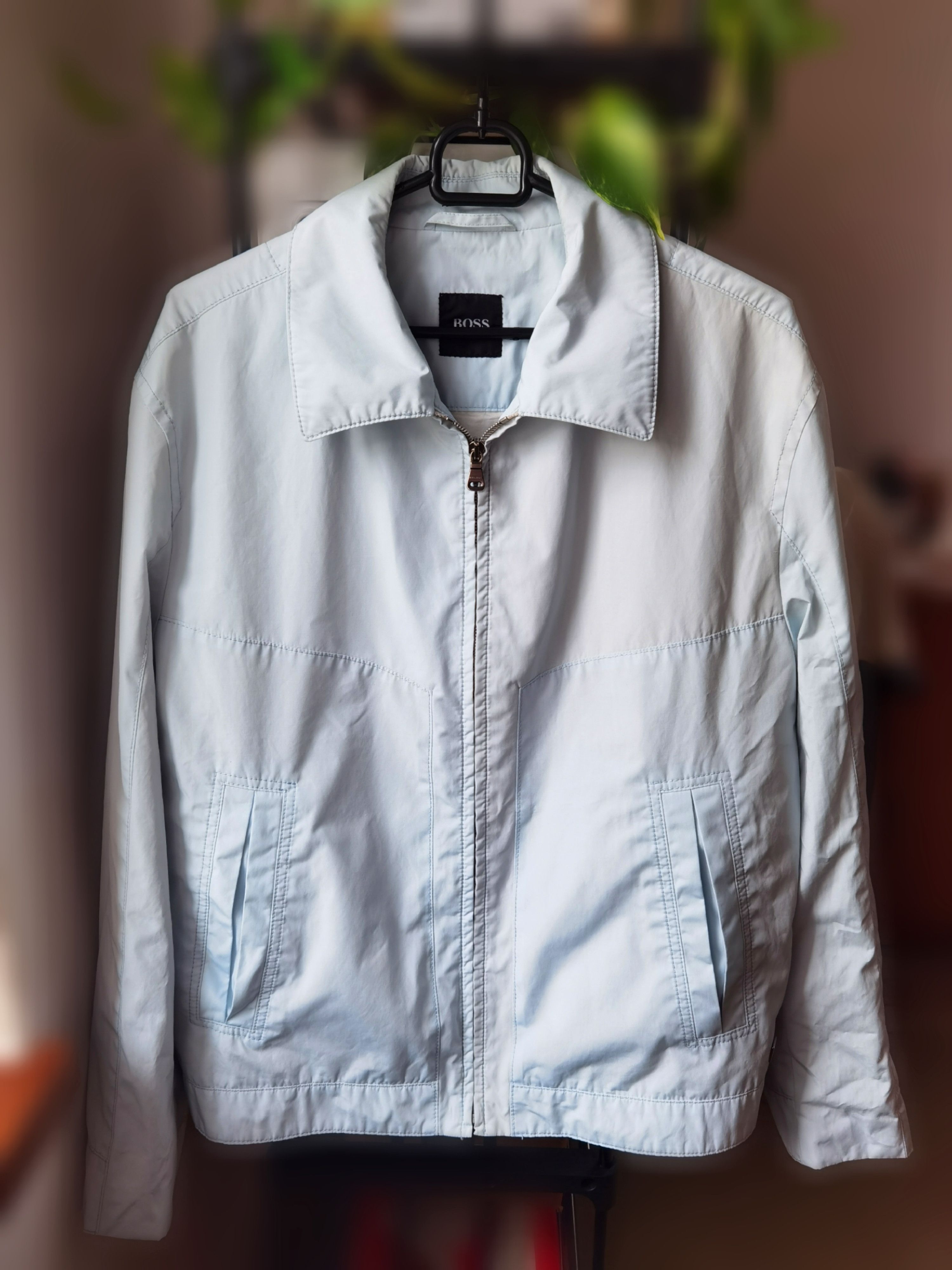 Hugo Boss Hugo Boss Light Blue Jacket Size US M / EU 48-50 / 2 - 1 Thumbnail
