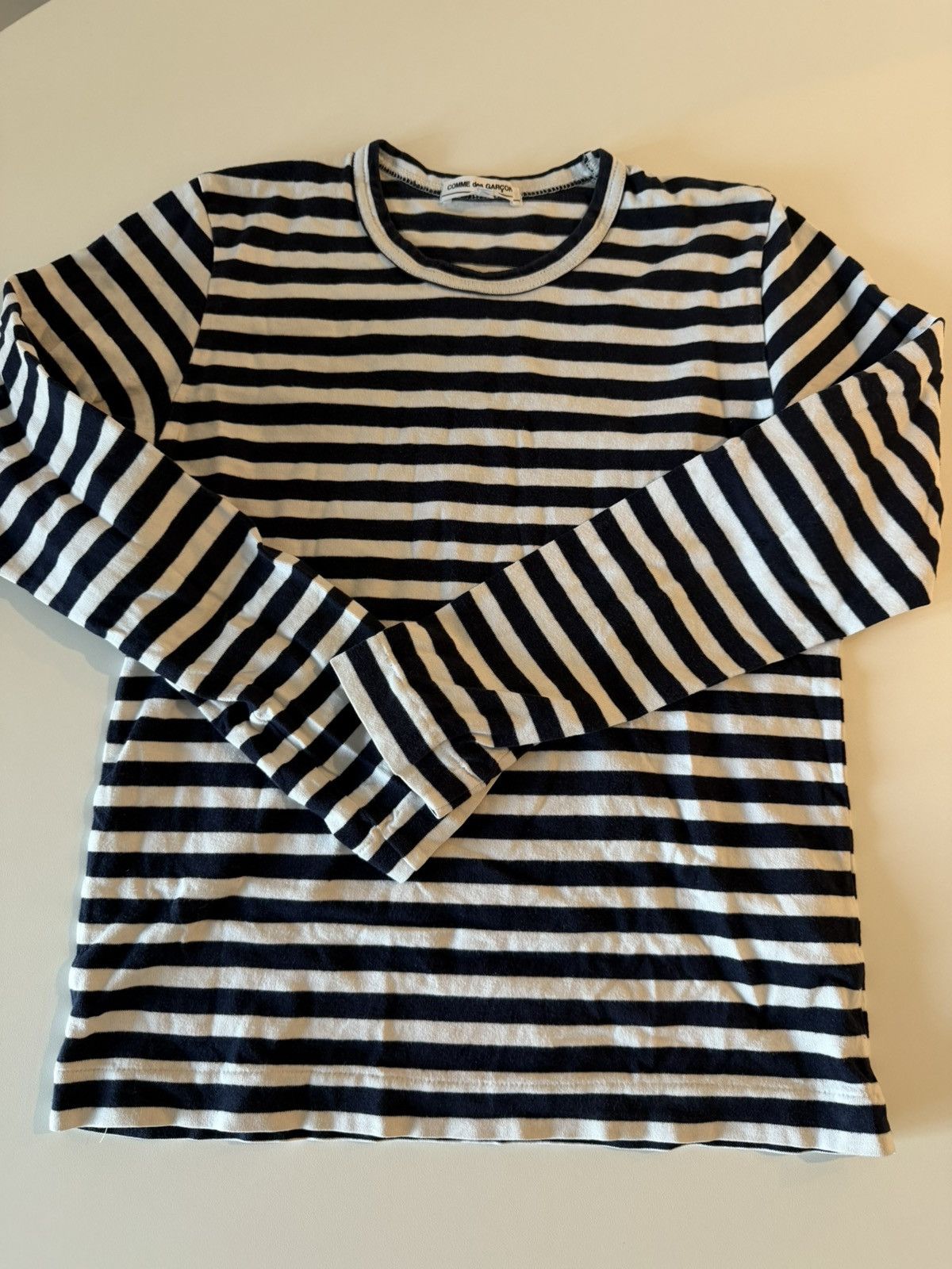 Comme des Garcons CDG Striped Long Sleeve Tee Size S Size S / US 4 / IT 40 - 3 Thumbnail