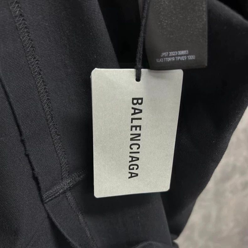 Balenciaga Balenciaga Balenciaga Black Racing Logo Short Sleeve Tee-2 Size US M / EU 48-50 / 2 - 6 Thumbnail