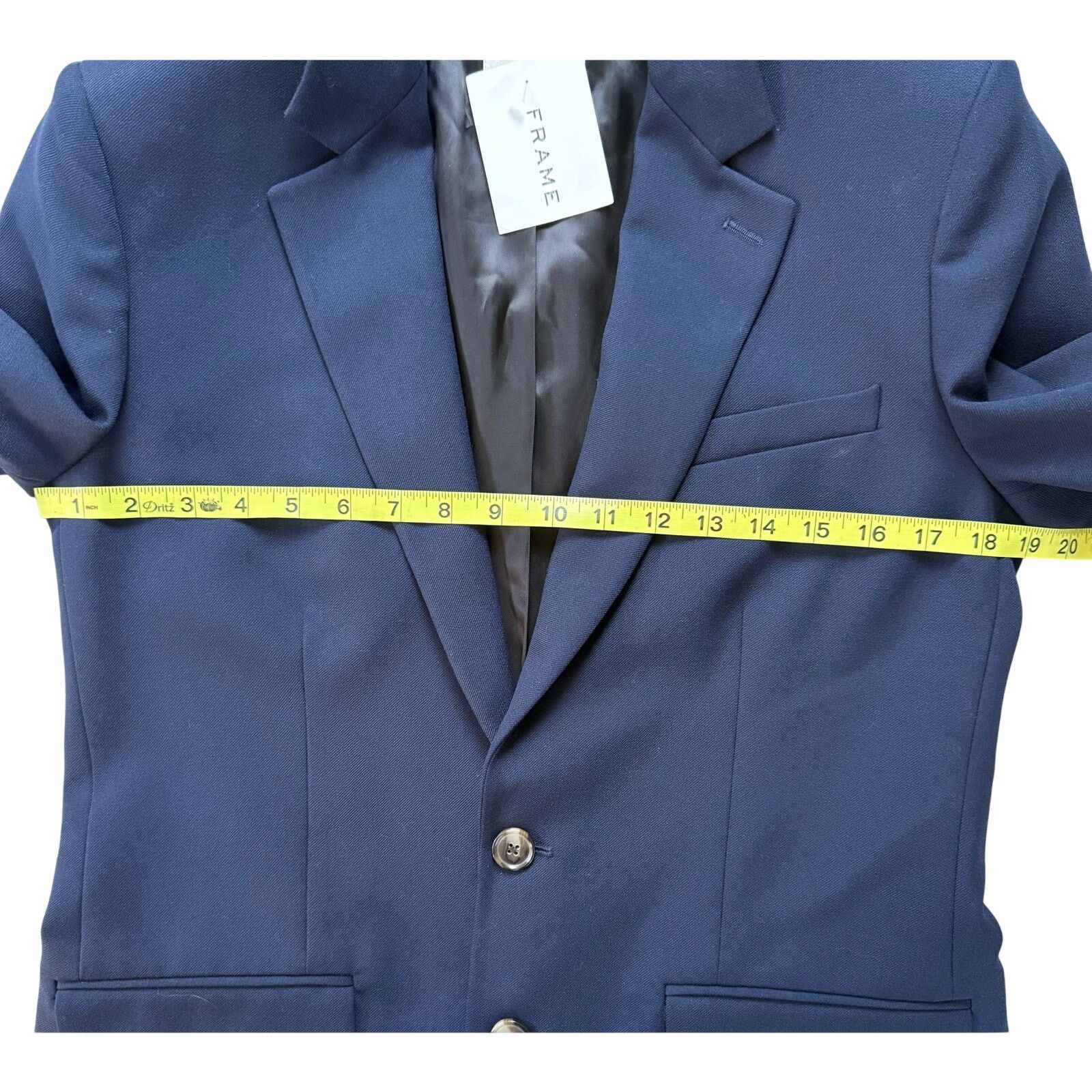 Frame FRAME Everyday Blazer in Navy Size 4 Size S / US 4 / IT 40 - 13 Thumbnail