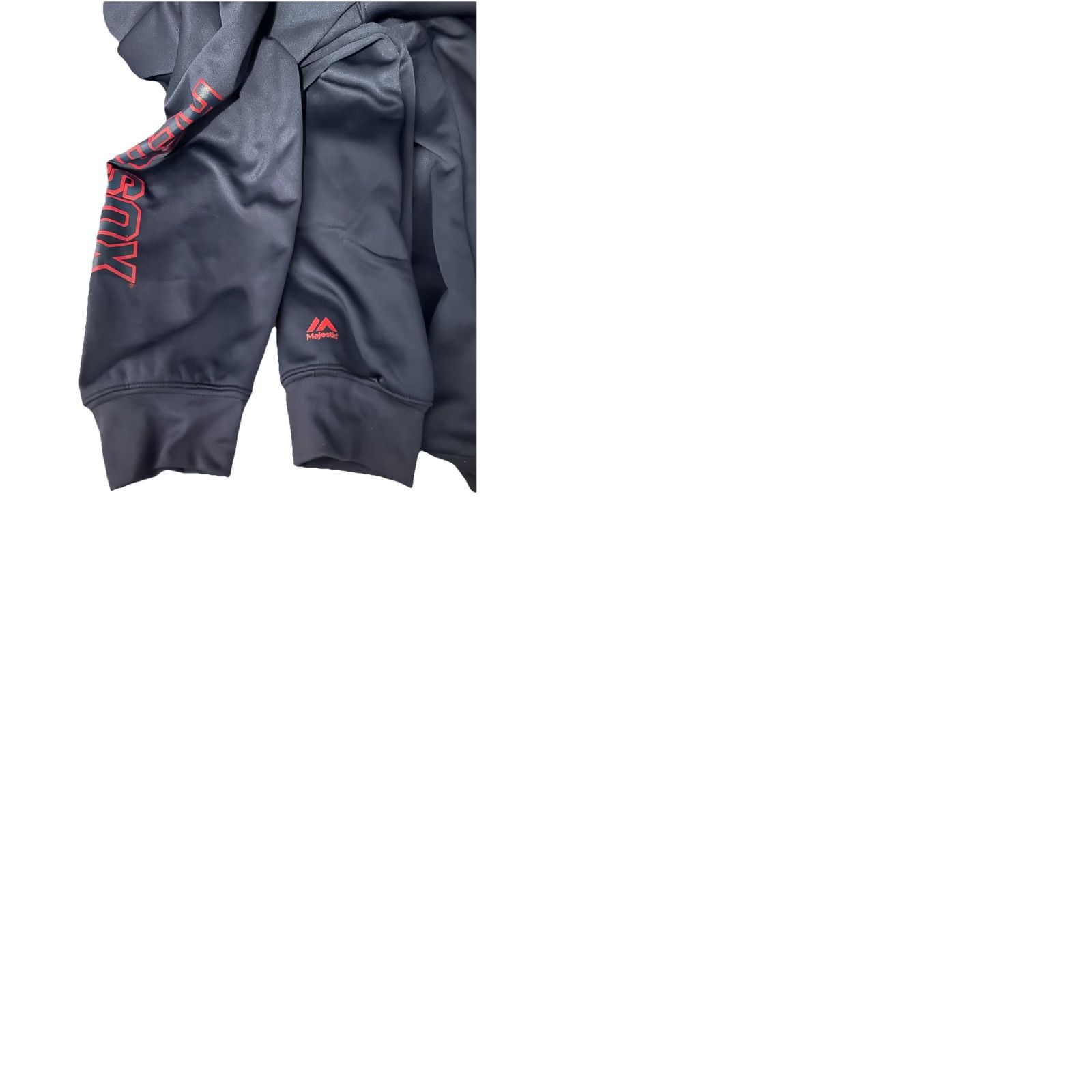 MLB Majestic Boston Red Sox Full Zip Hoodie Men 3XL Navy Blue Pockets MLB Baseball Logo Size US XXL / EU 58 / 5 - 12 Thumbnail