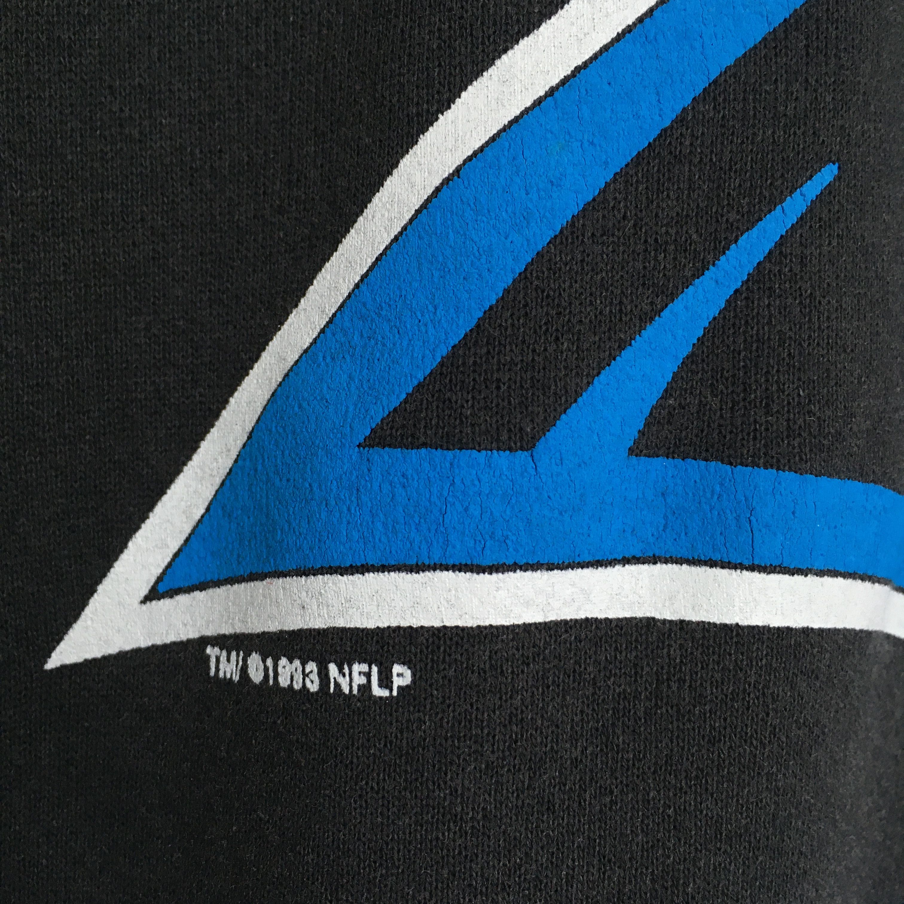 NFL × Vintage RARE Vintage 90s Carolina Panthers NFL Sweatshirt Small Size US S / EU 44-46 / 1 - 3 Thumbnail