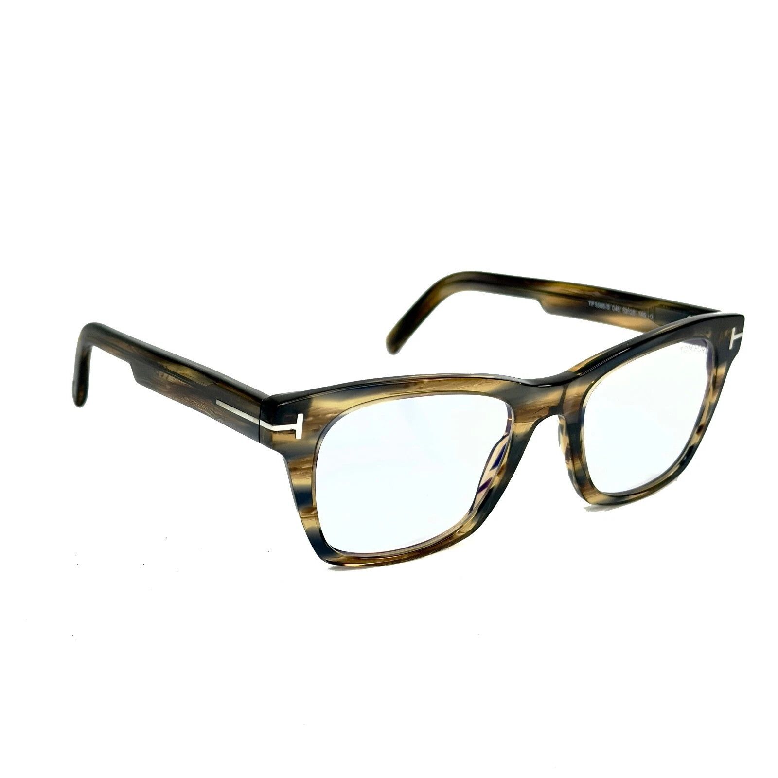 Tom Ford TOM FORD TF5886B 045 Brown Horn Optical Eyeglass 5886 FT5886 Size ONE SIZE - 6 Thumbnail