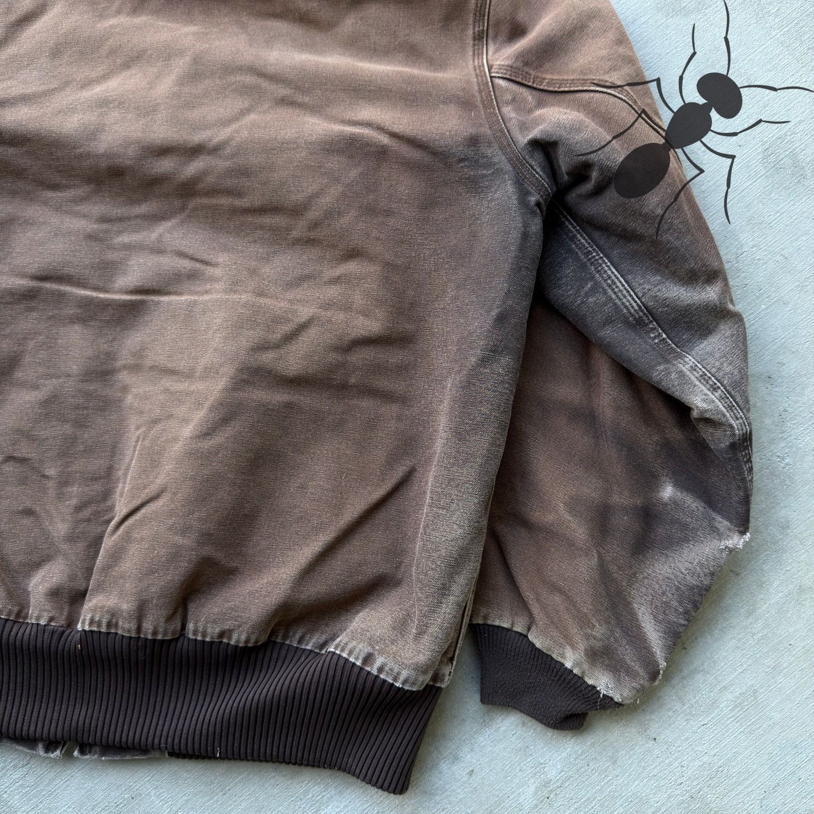 Carhartt × Vintage Carhartt J130 DKB brown hooded work wear jacket Size US L / EU 52-54 / 3 - 8 Thumbnail