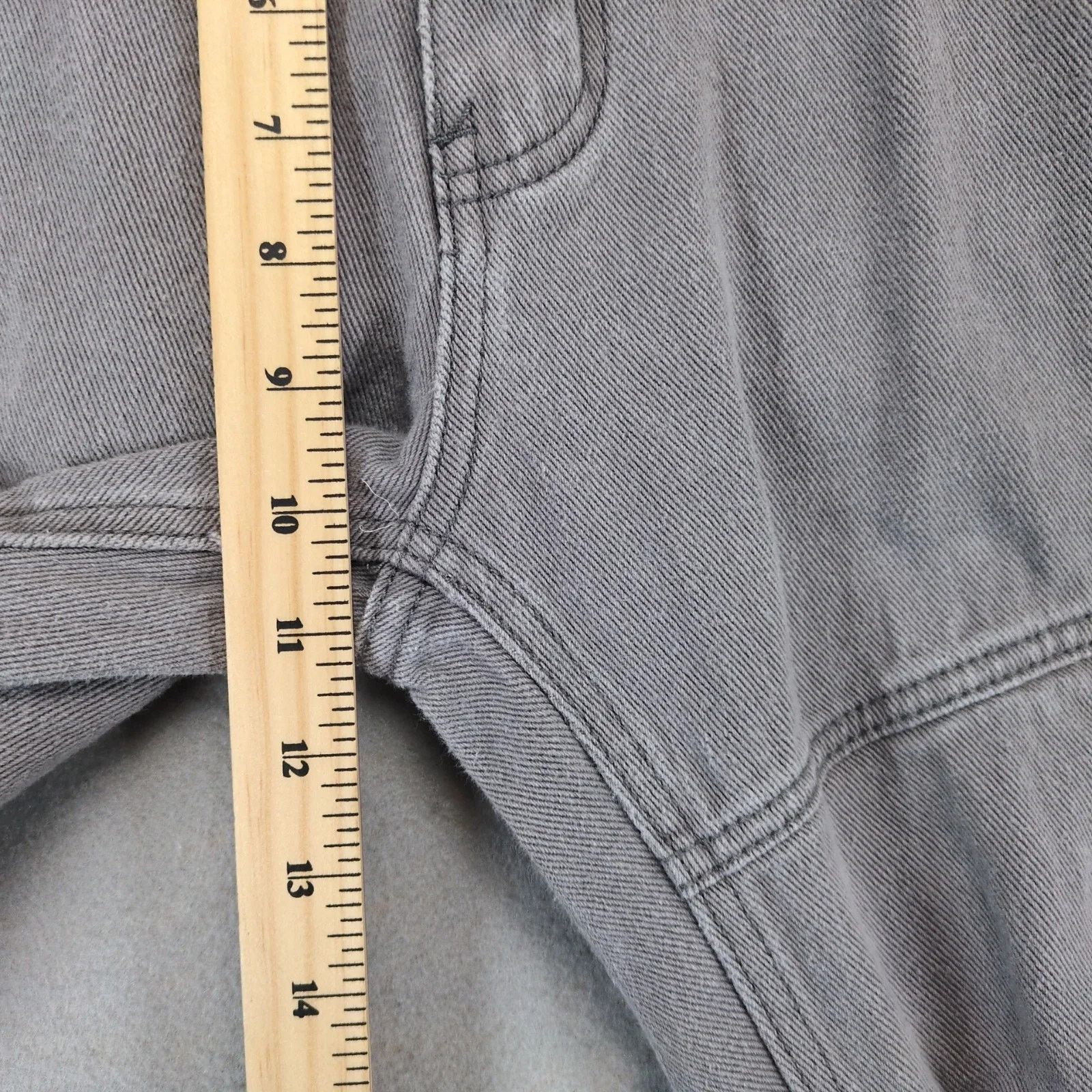 Other Contender Gray Wash Jeans Men's 36x32 Double Knee Distressed Size US 36 / EU 52 - 9 Thumbnail
