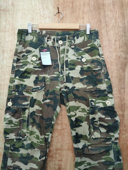 Japanese Brand over whelm camo military multipocket cargo pants #46-002DLL Size US 30 / EU 46 - 9 Thumbnail