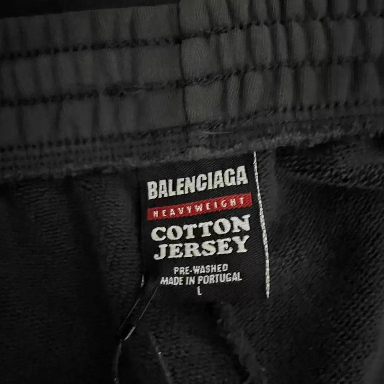 Balenciaga Balenciaga FW24 Embroidered Logo Wide Knit Sweatpant Black Size US 34 / EU 50 - 3 Thumbnail