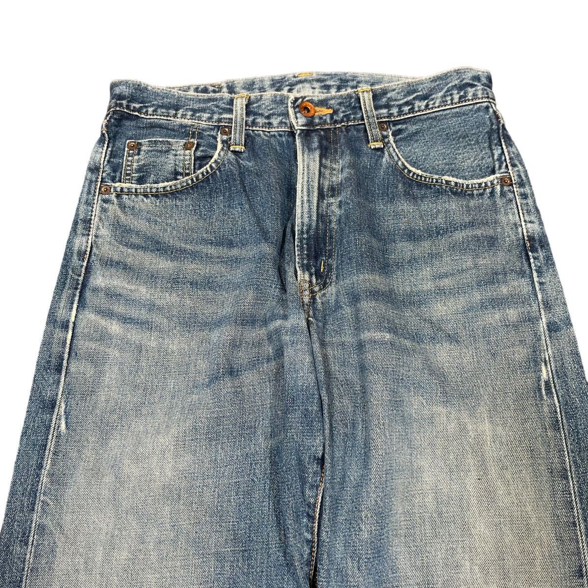 Edwin × Vintage Vintage 80s Edwin 505XX Redline Selvedge Baggy Jeans Size US 29 - 3 Thumbnail