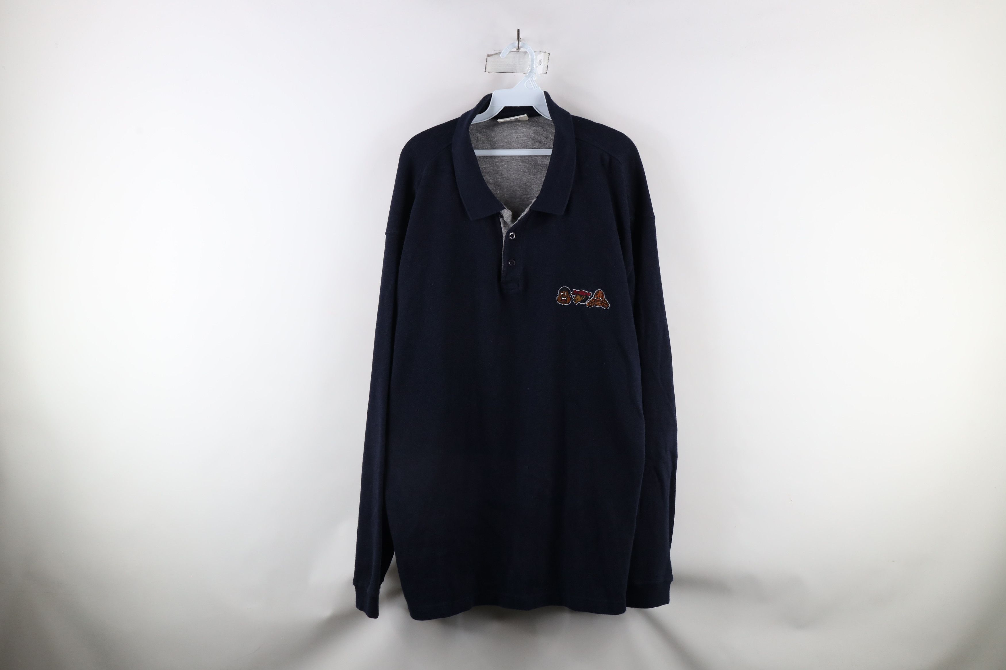Fubu × Vintage Vintage 90s FUBU and the Junkyard Gang Long Sleeve Polo Size US XXL / EU 58 / 5 - 1 Thumbnail