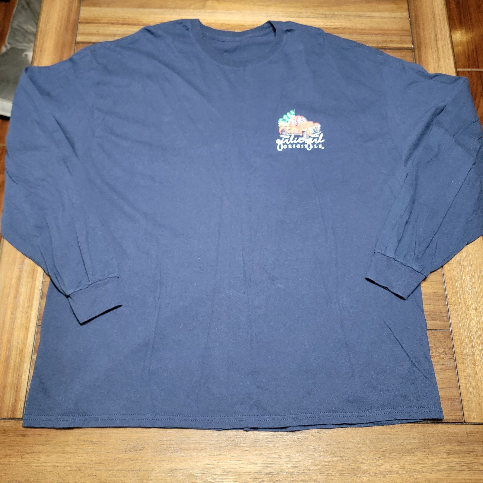 Other Girlie Girl Originals LS Christmas Tee "MC & HNY" Truck -2XL Size XXL / US 16-18 / IT 52-54 - 3 Thumbnail