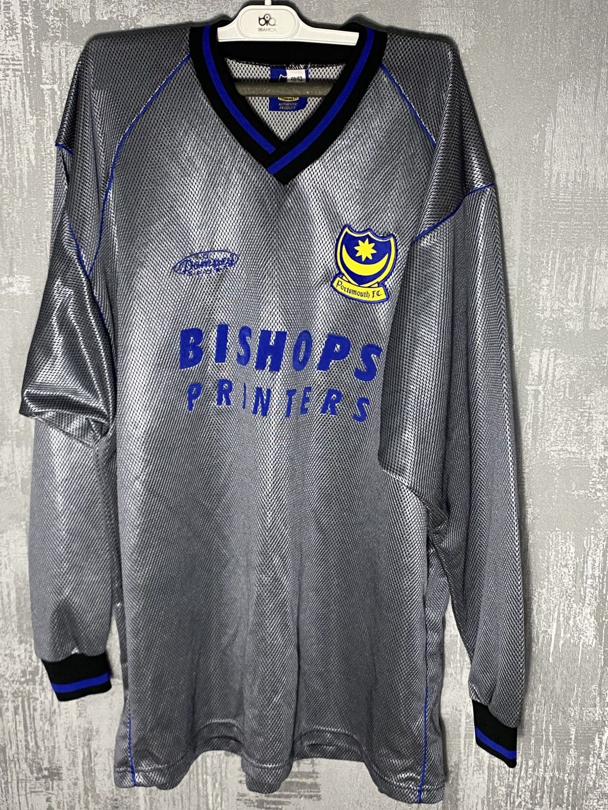 Vintage Portsmouth Soccer Jersey Goalkeeper 2000