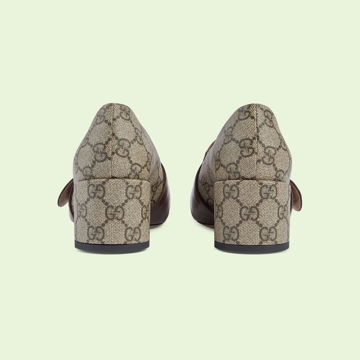 Gucci o1s1wg110525 Women's Gucci Blondie Pumps in Beige Size US 11 / IT 41 - 4 Thumbnail