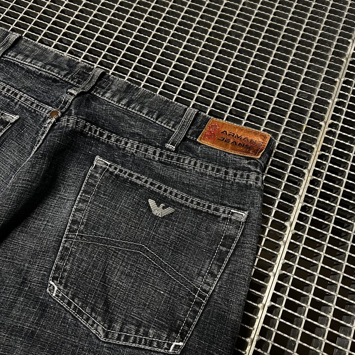 Armani Vintage Denim Jeans Armani Jeans Japan Stayle Big Logo Size US 36 / EU 52 - 5 Thumbnail